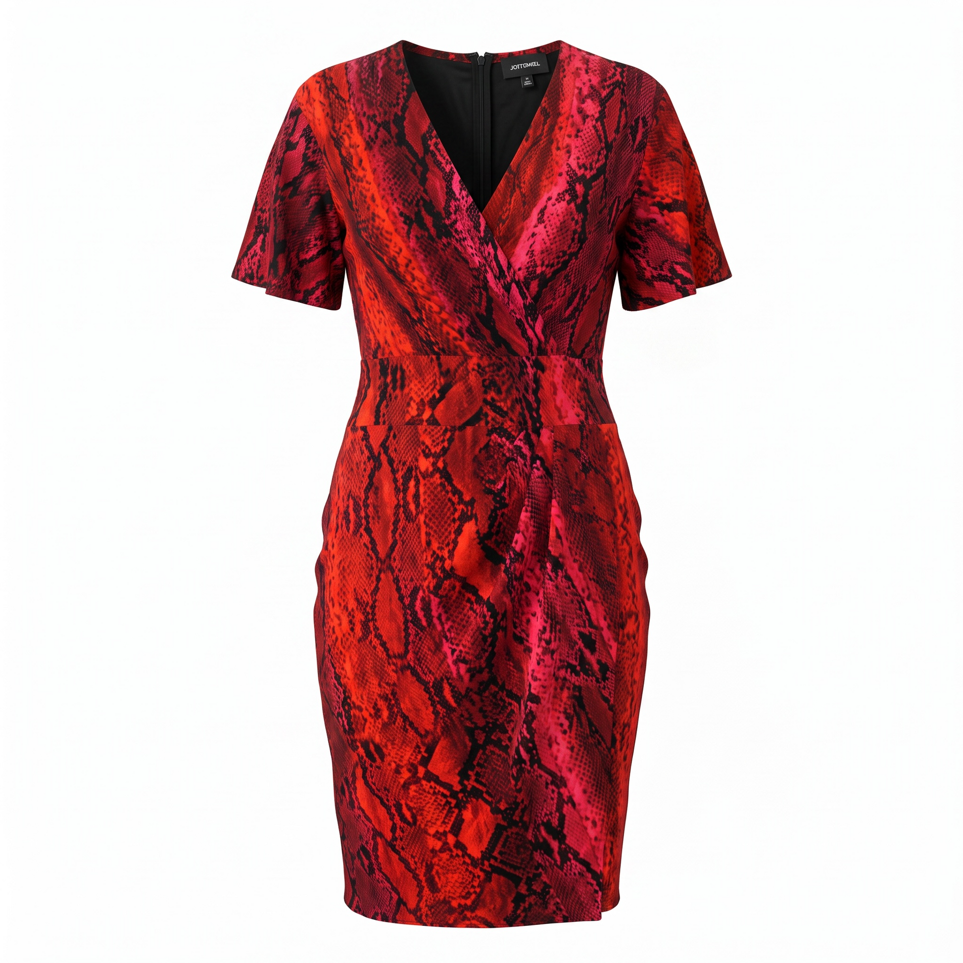 Preloved Red and Black Just Cavalli Dress, Medium