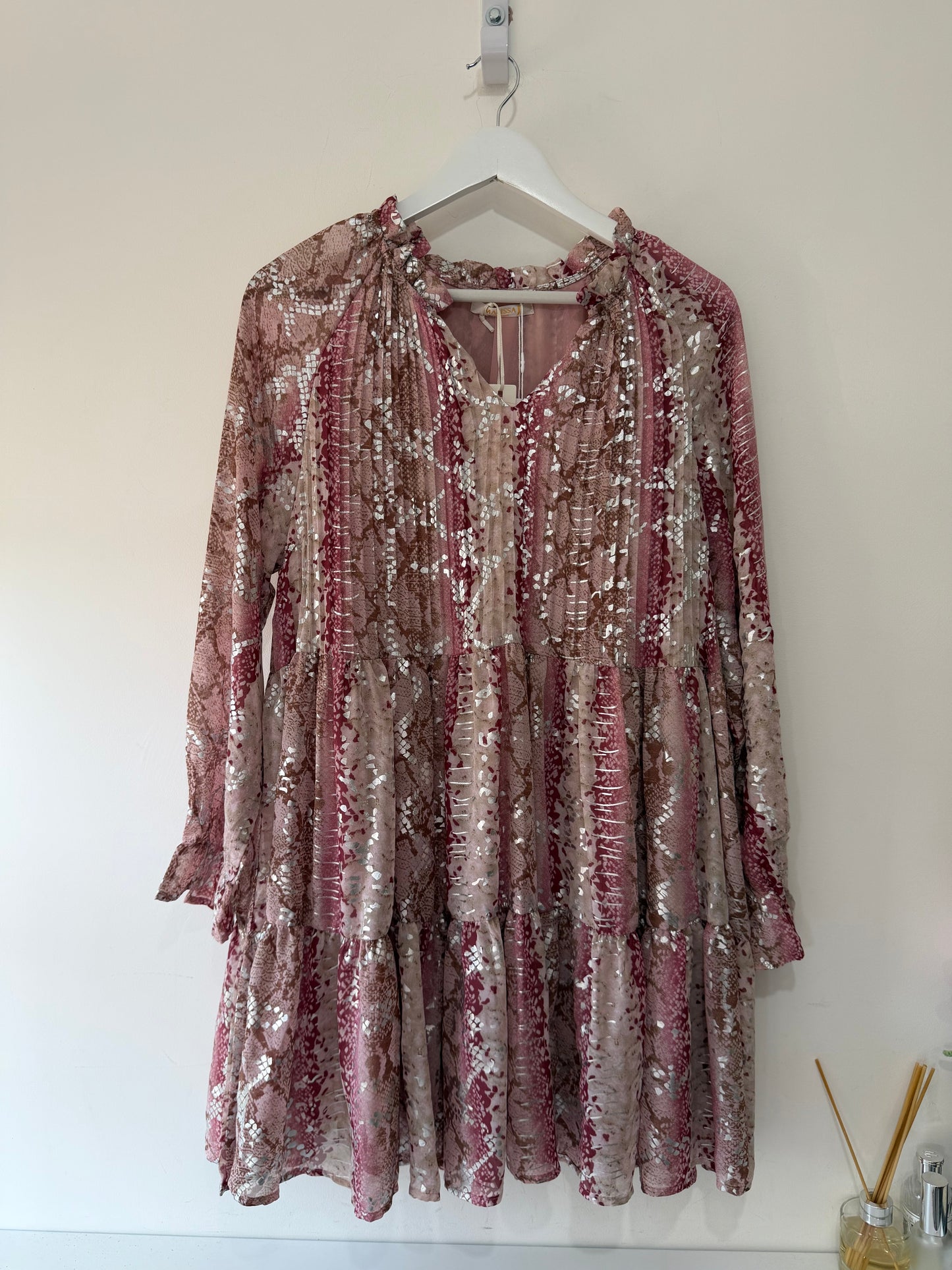 Preloved, Pink Malissa J Dress, Size Large