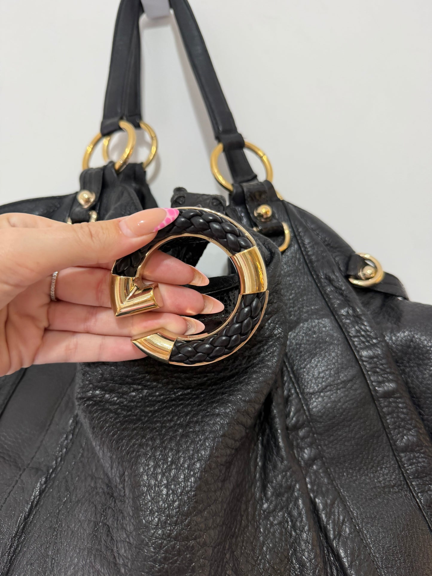 Preloved Black Gucci Handbag
