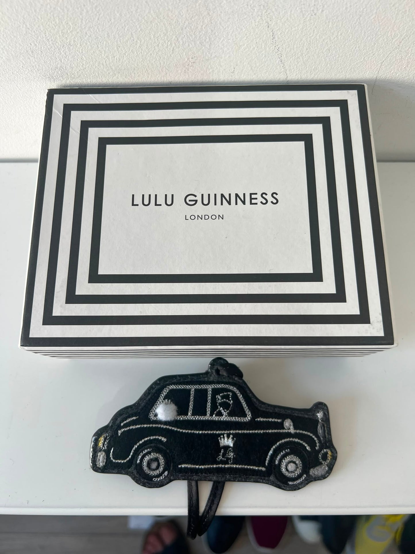 Preloved Black Lulu Guiness Keyring