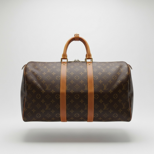 Preloved Monogram Louis Vuitton Holdall Keepall, 45