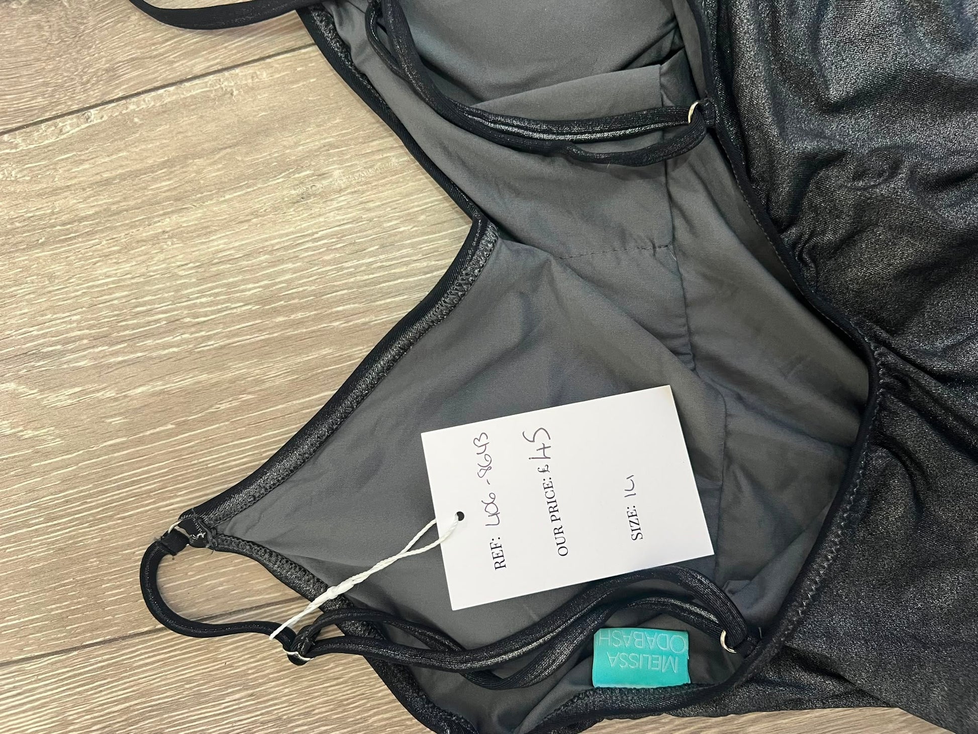 Preloved Grey Melissa Obabash Swimsuit, 14