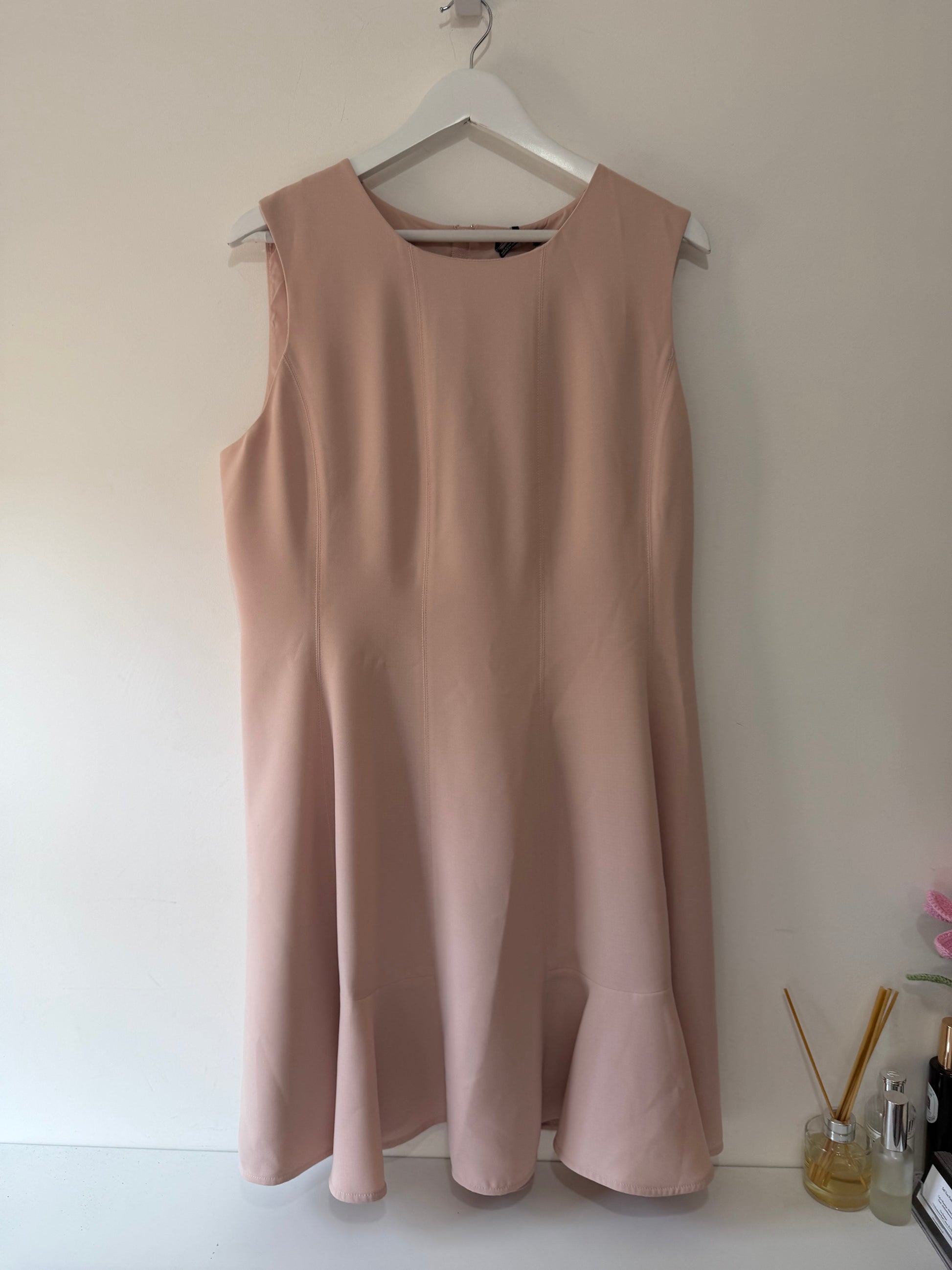 Preloved, Blush Pink DKNY Dress, UK 18