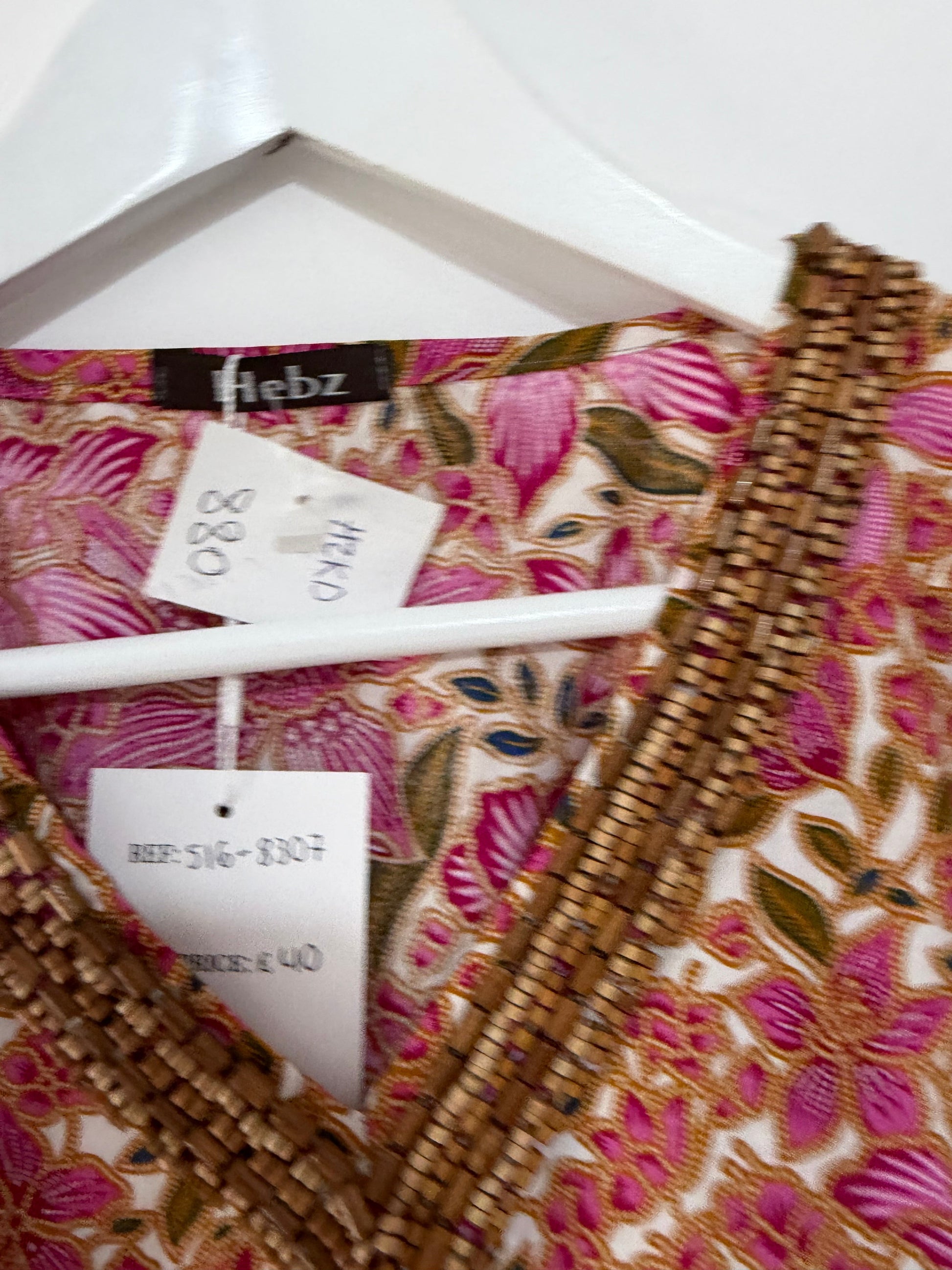 Preloved, Pink Hebz Beach Kaftan, One Size