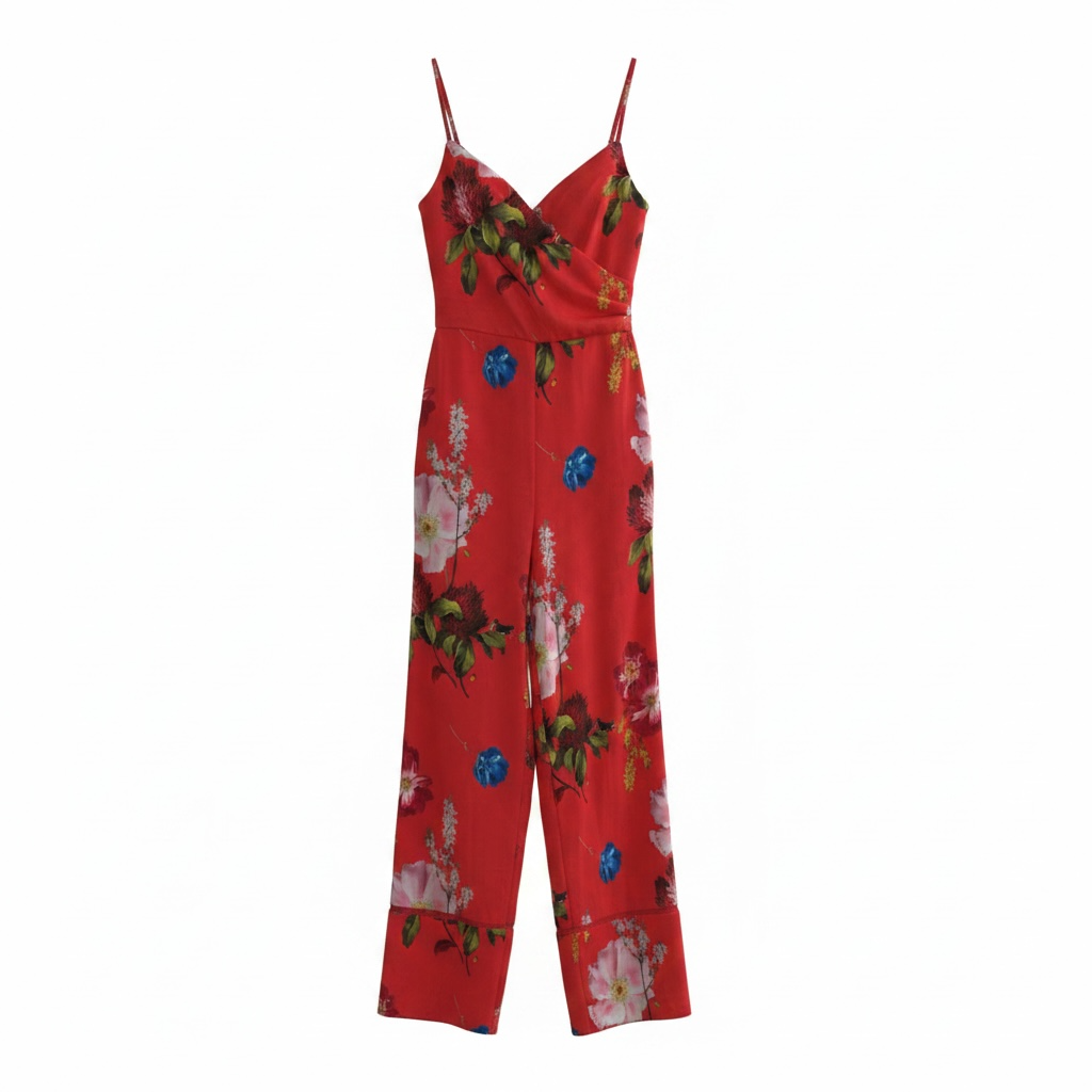 Preloved, Red Ted Baker Jumpsuit, UK 10