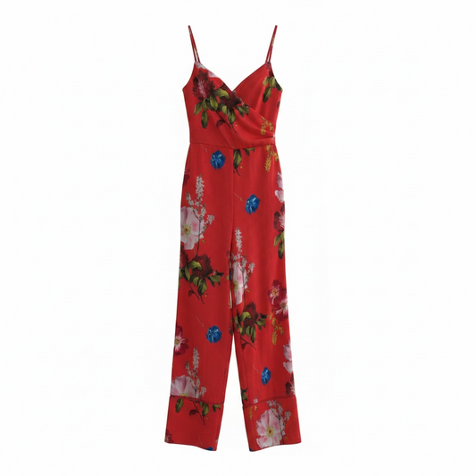 Preloved, Red Ted Baker Jumpsuit, UK 10