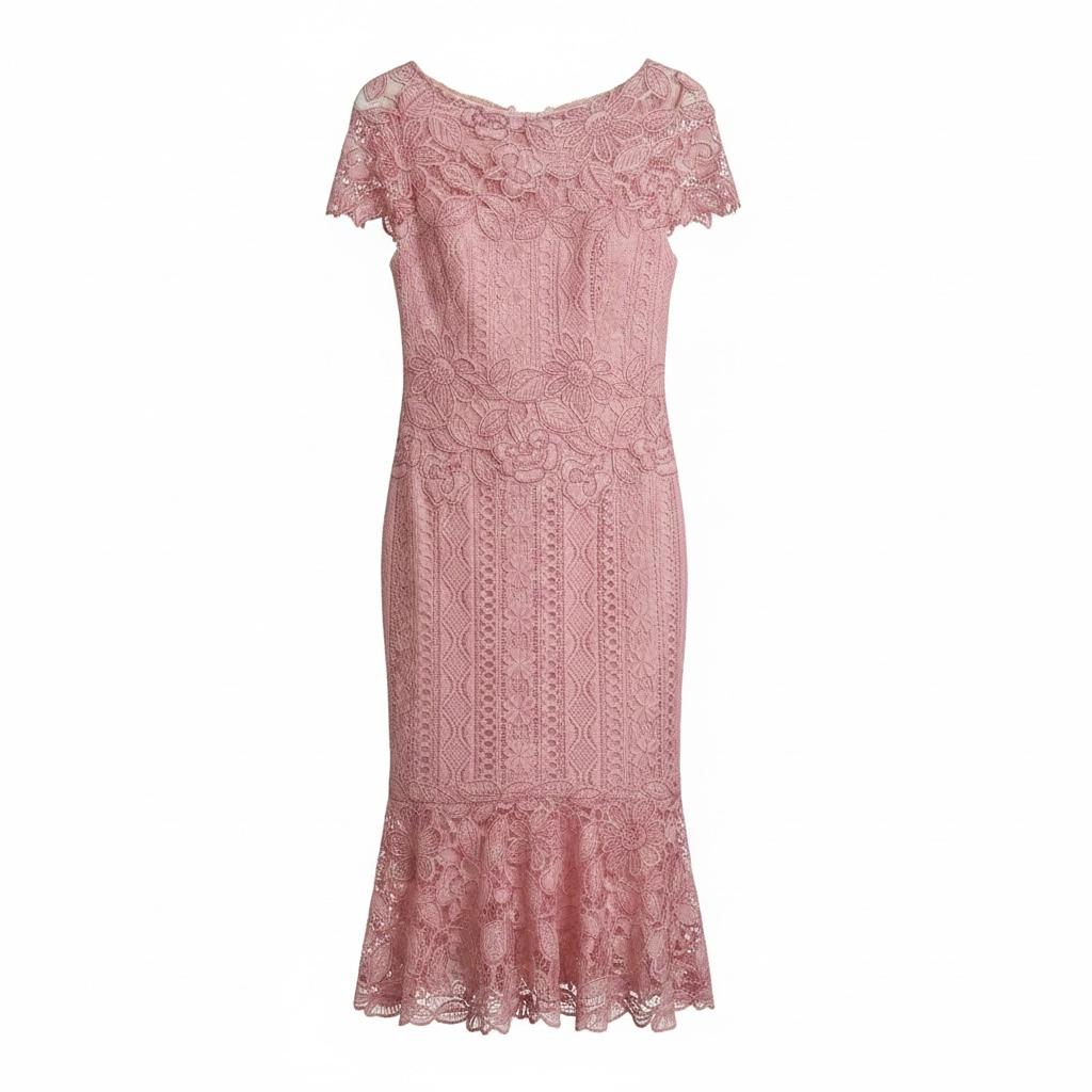 Preloved Pink Tadashi Shoji Dress, Size 10