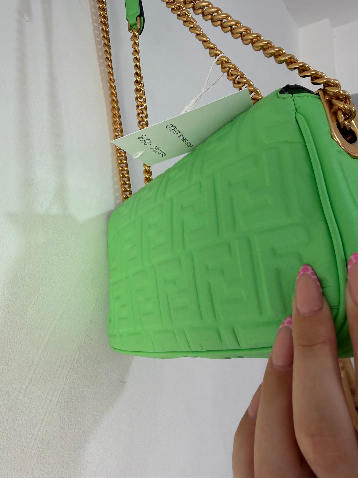 Preloved Brand New Green Fendi Handbag