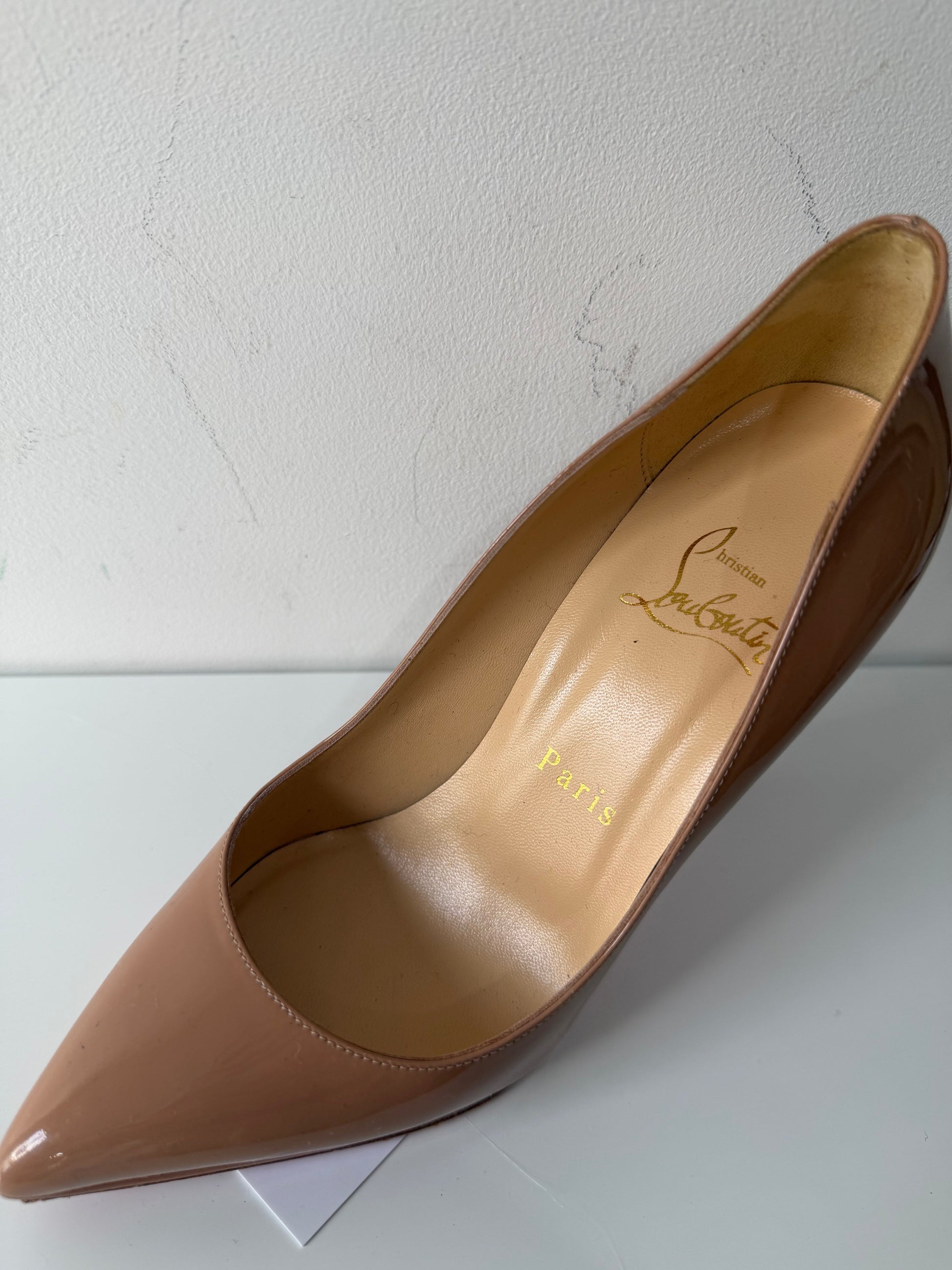 Preloved Nude Pigalle Christian Louboutin Heels, Size 35 (UK 2)