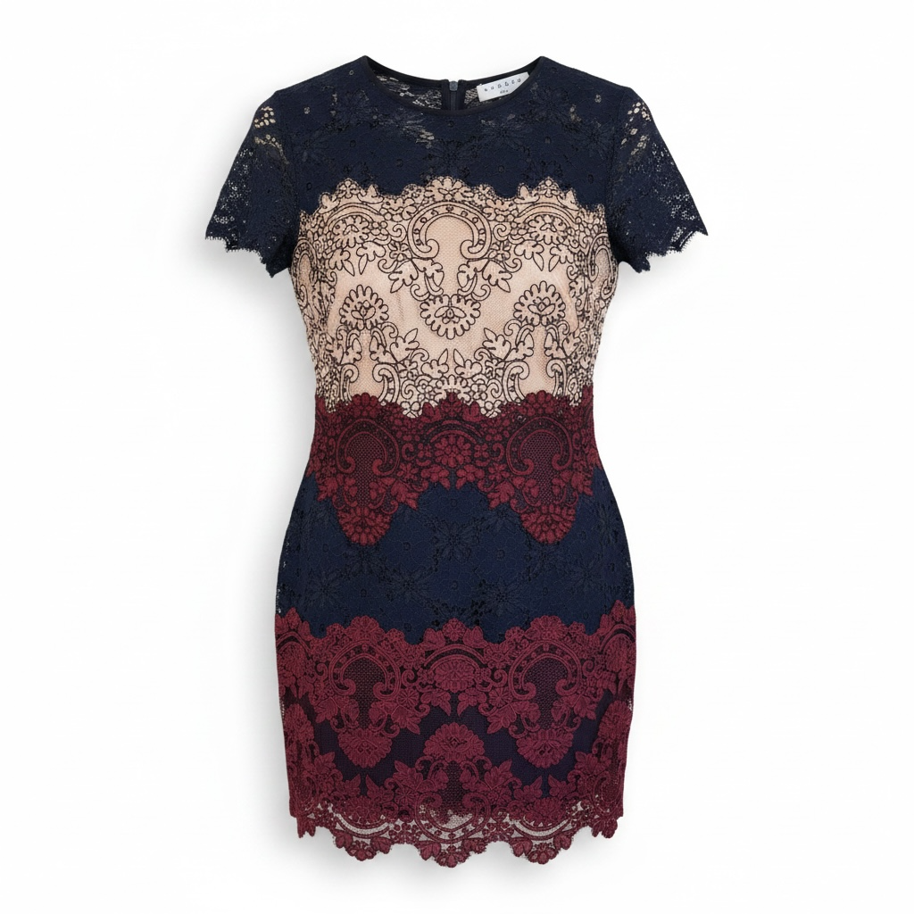 Preloved, Navy Sandro Dress, UK 8