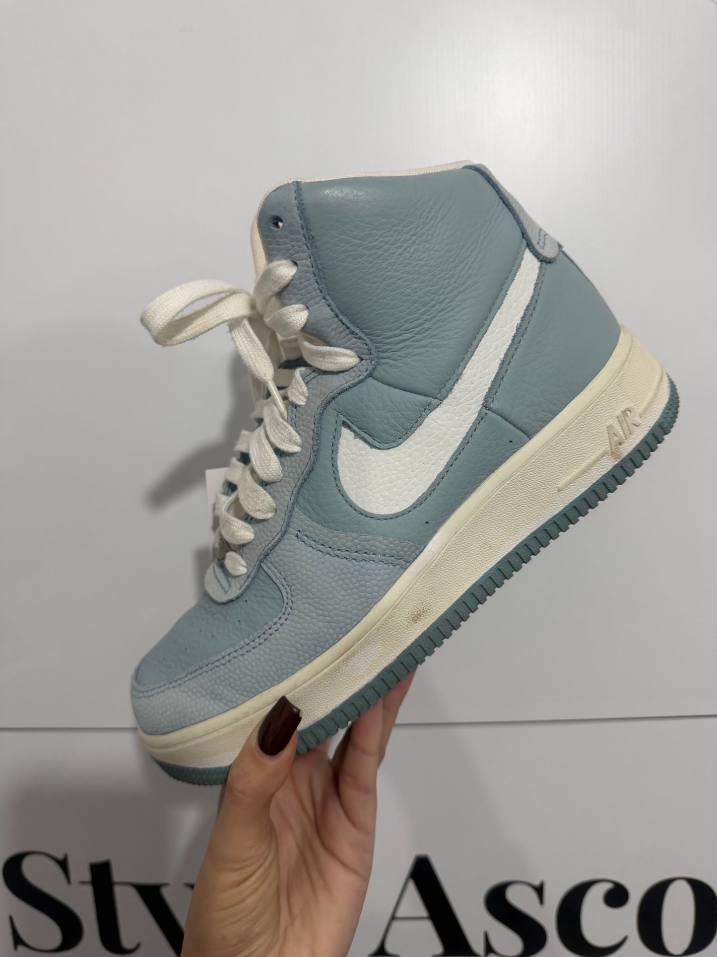 Blue Nike High Top Sneakers, Size 5.5