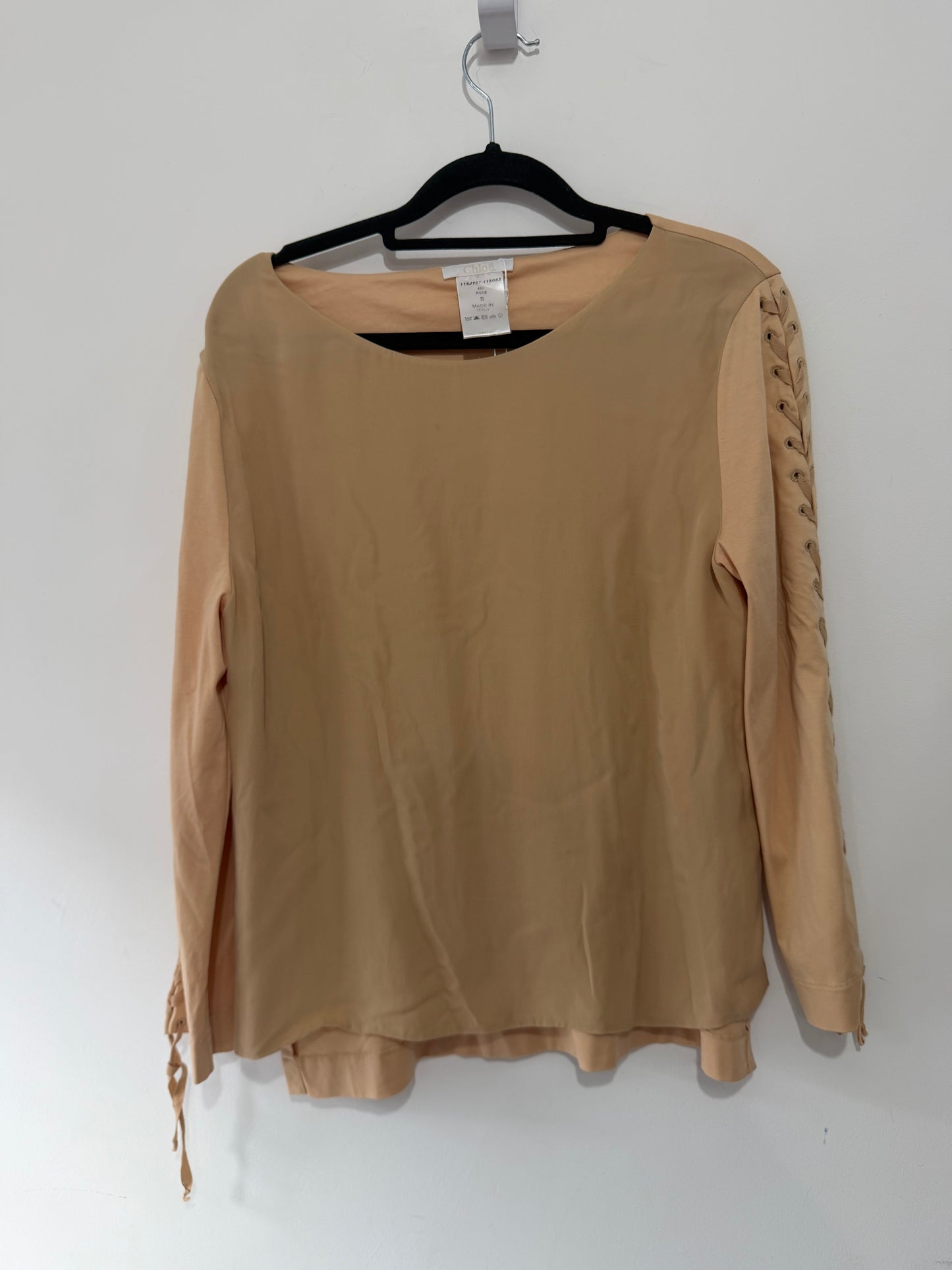 Preowned, Rose Beige Chloé Blouse, Size S