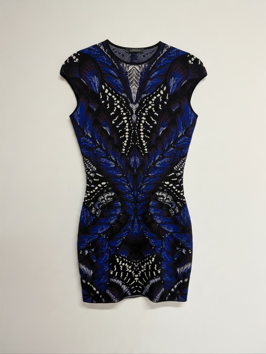 Preloved Alexander Mcqueen Dress Small Dark purple and Black