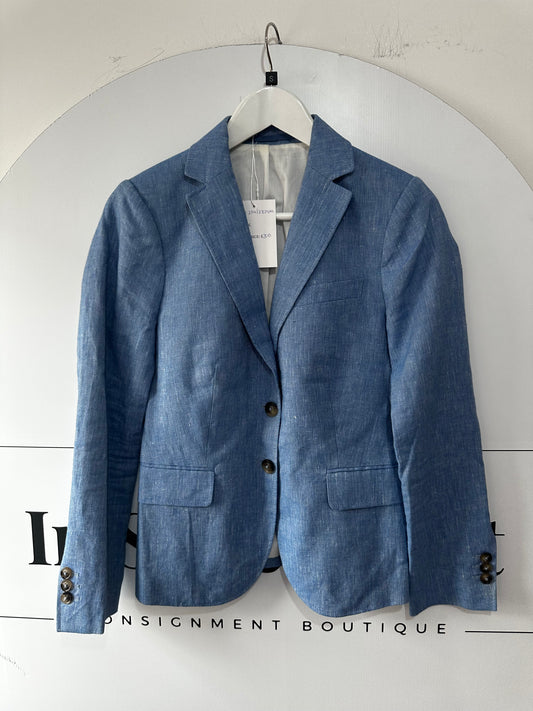 Blue Gant Linen Blazer, Size 8