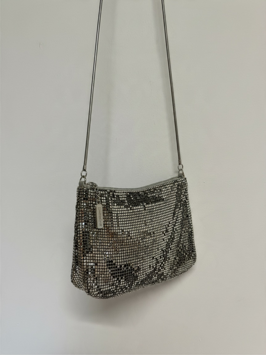 Preloved Whitting and Davis Handbag Silver