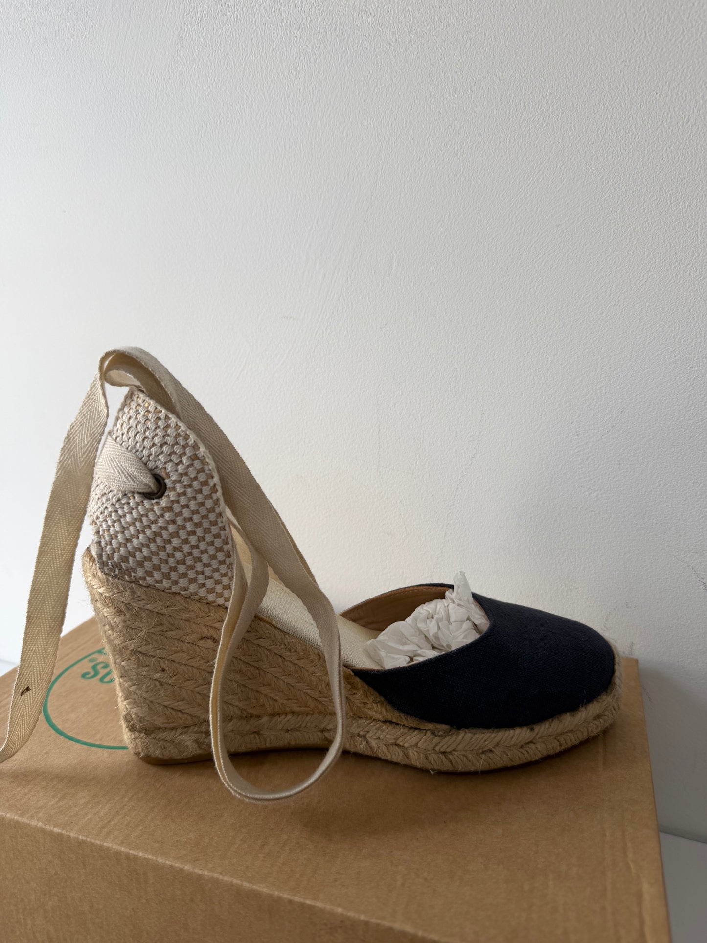 Pre-loved Blue & Cream Soludos Espadrilles, 4
