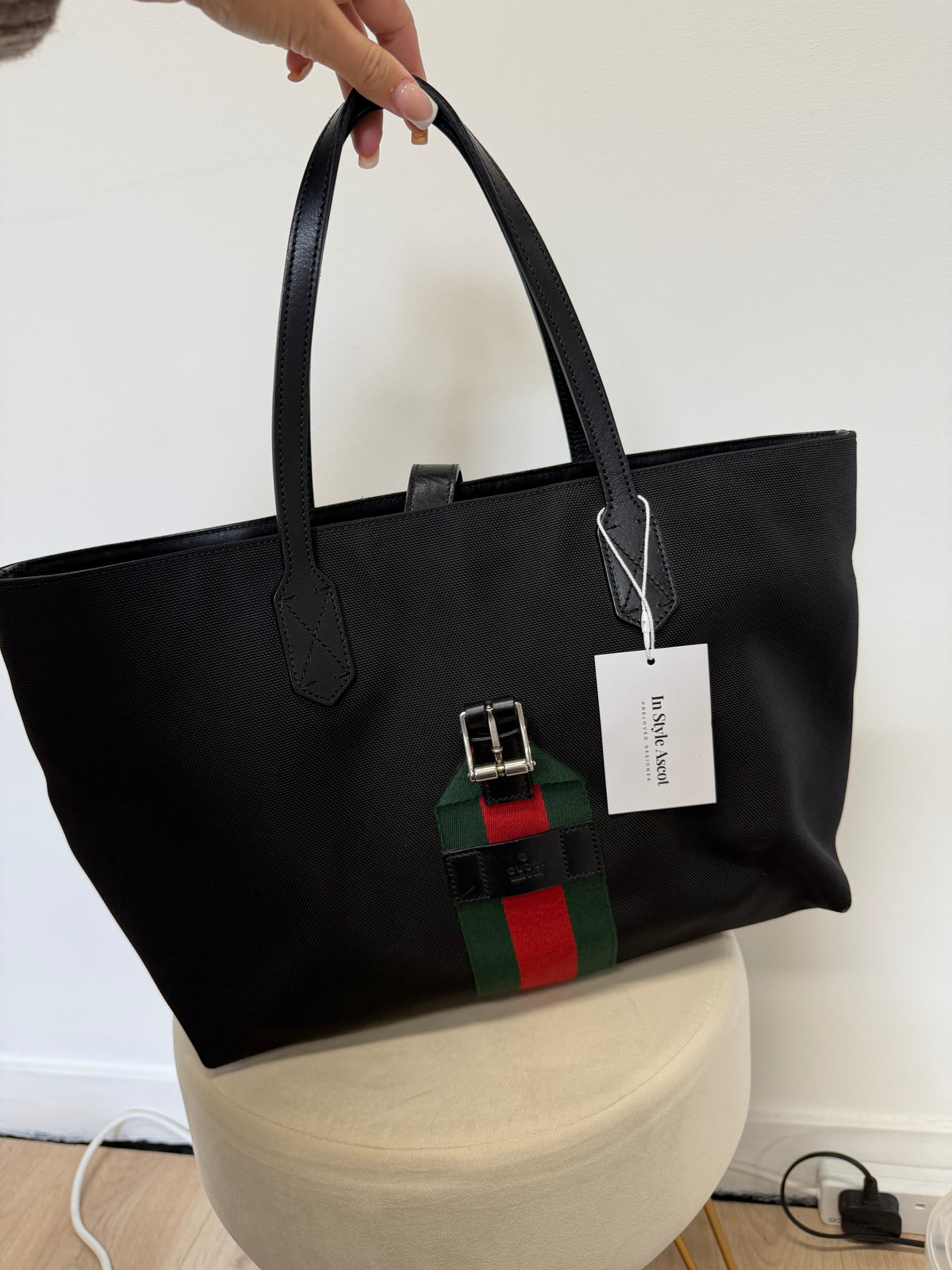 Preloved Gucci Handbag Black