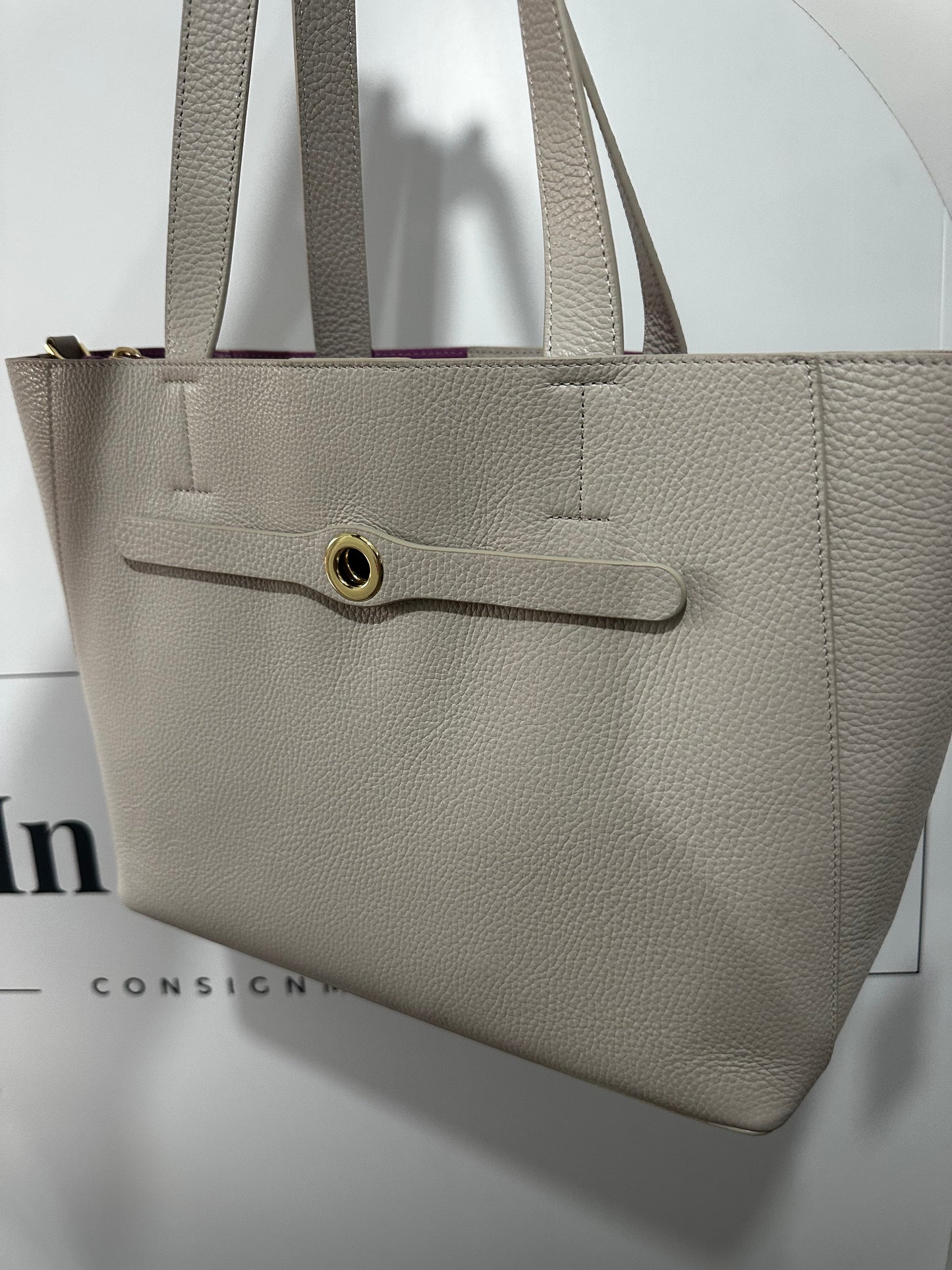 Winter White Sarah Haran Tote