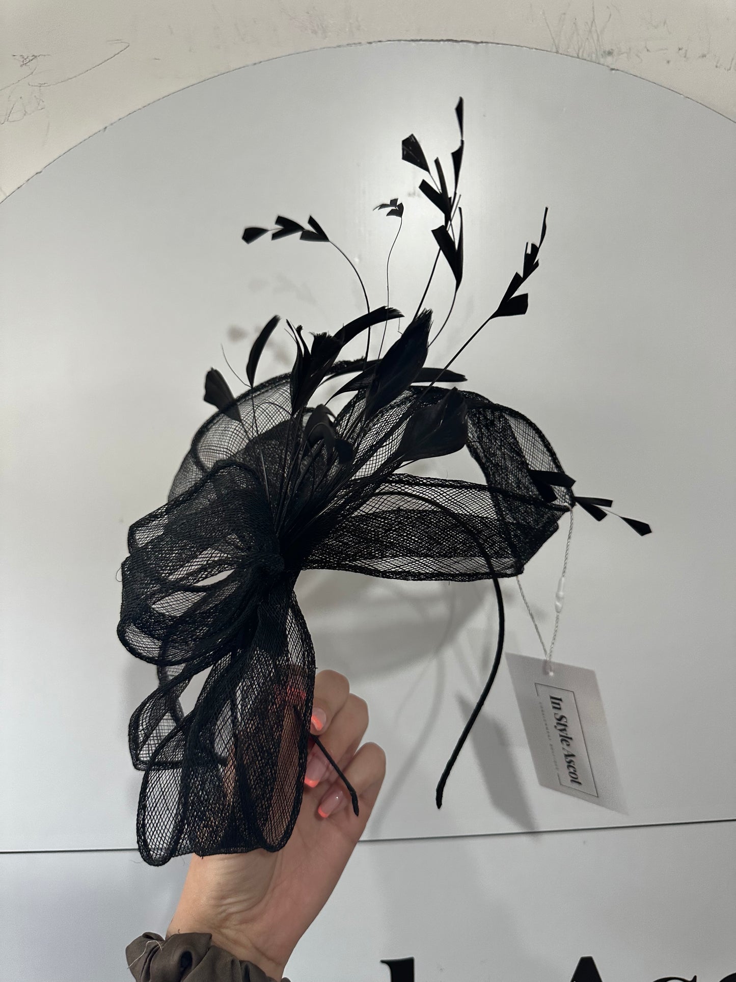 Black Fascinator Headband