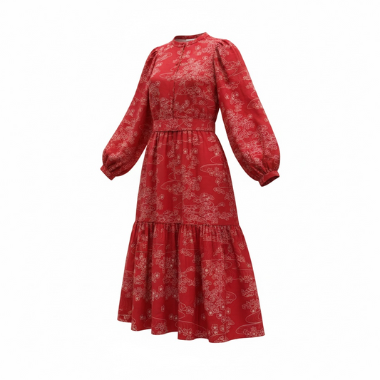 Red Paolita Dress, Size M