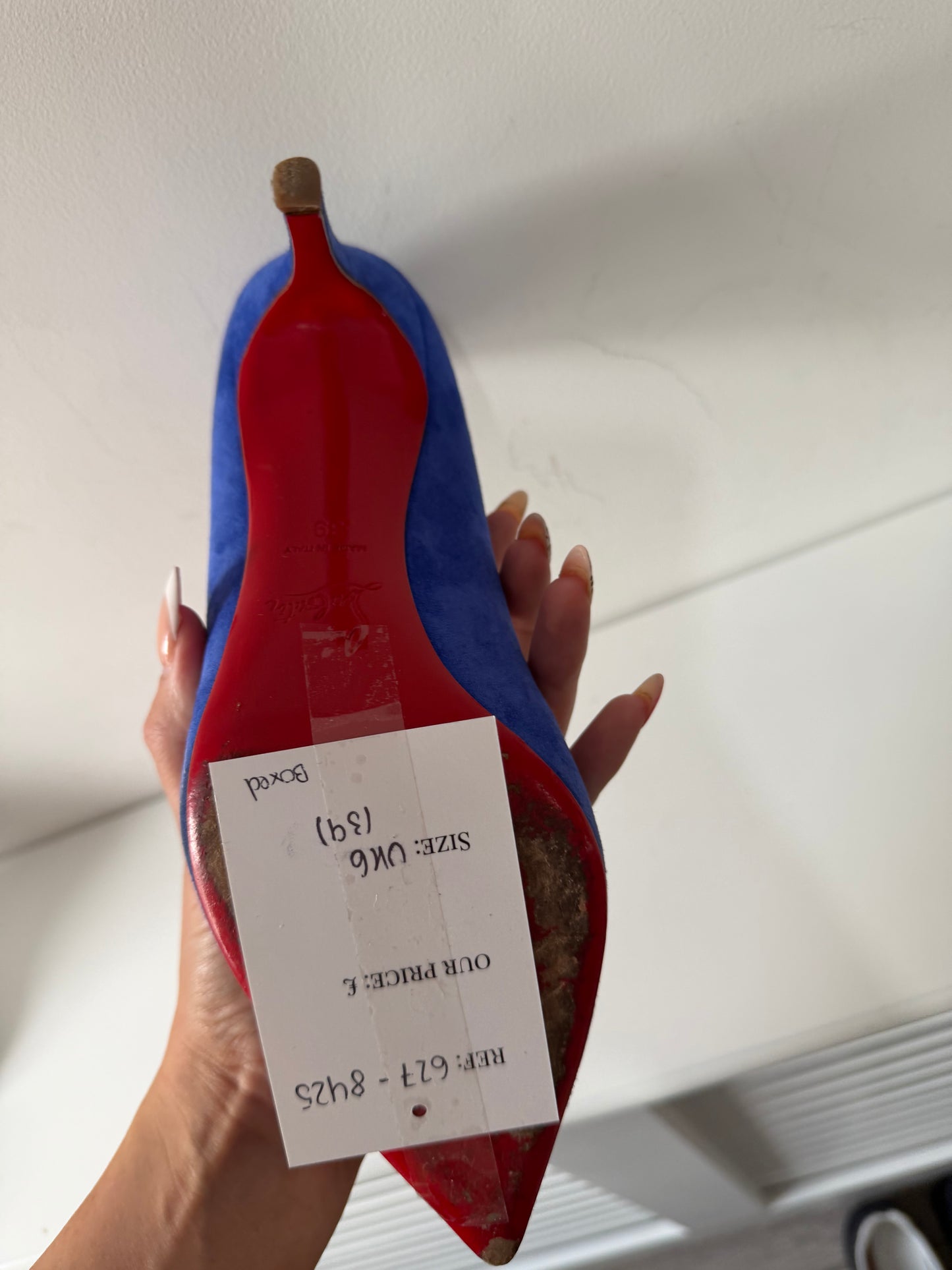 Preloved, Blue  Christian Louboutin Heels, Size 39 - UK 6