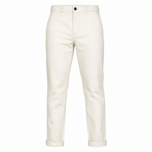 Preloved White Pinko Trousers, Size 46 - UK 14