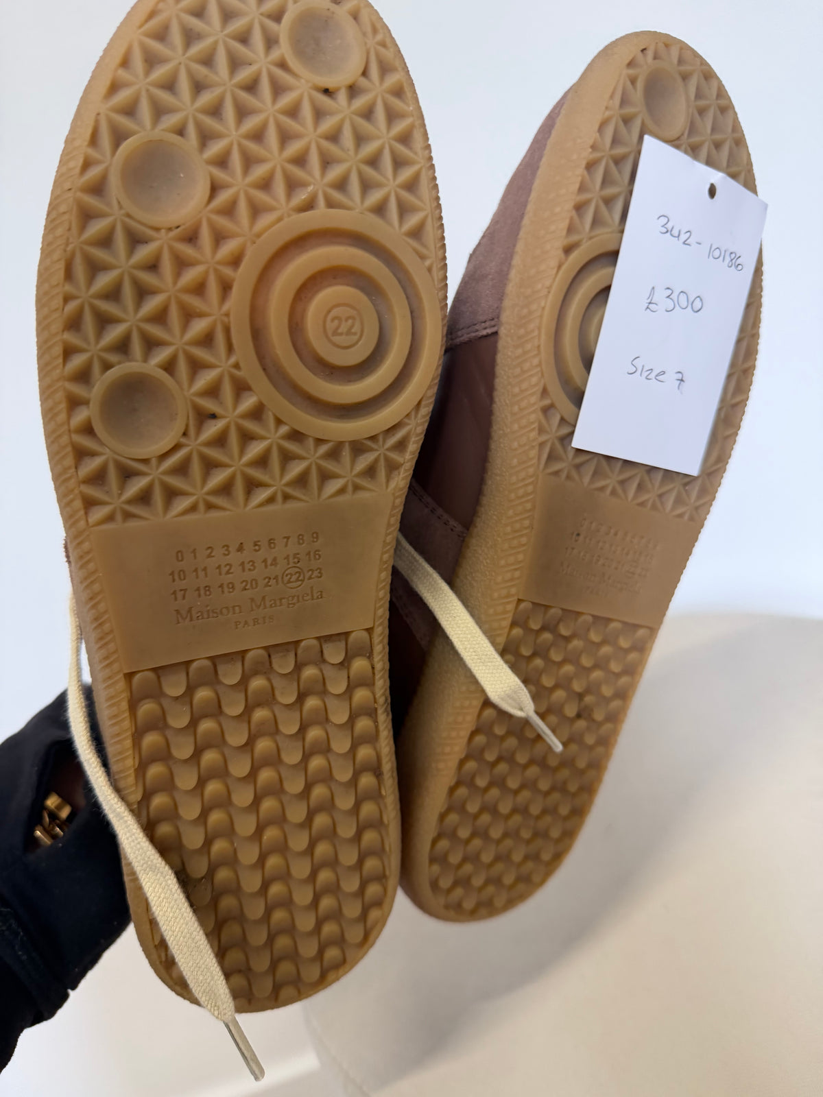 Preloved Maison Martin Margiela Trainers Size 7-40 Brown