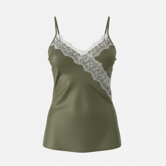 Pre-loved Khaki Me + Em Vest Cami, 16, BNWT