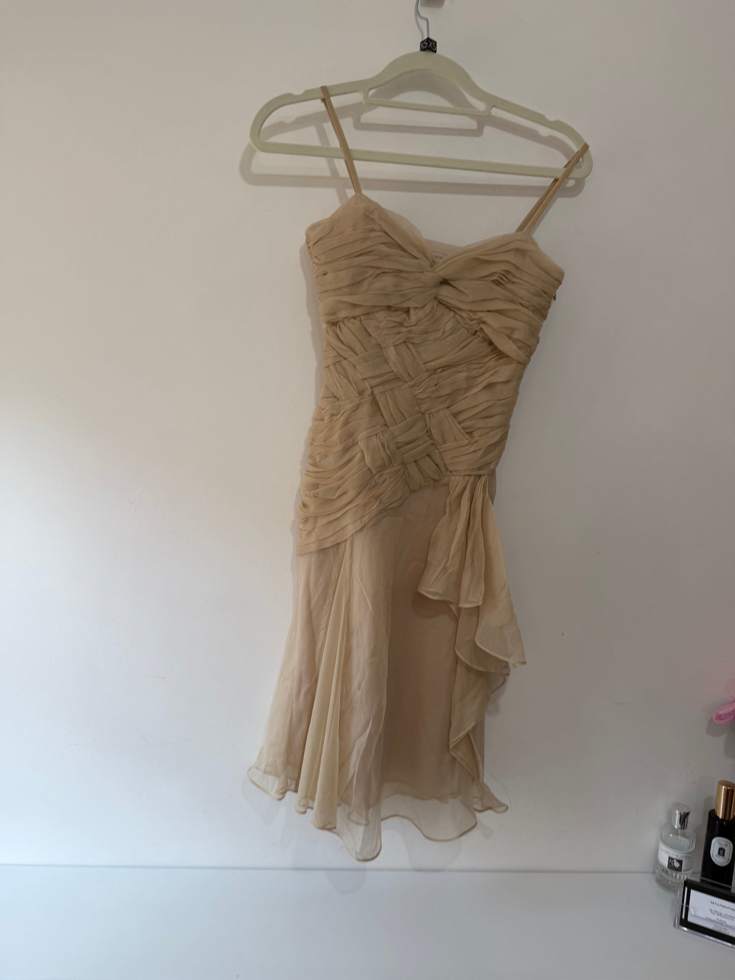 Preloved Beige Karen Millen Dress, Size 6