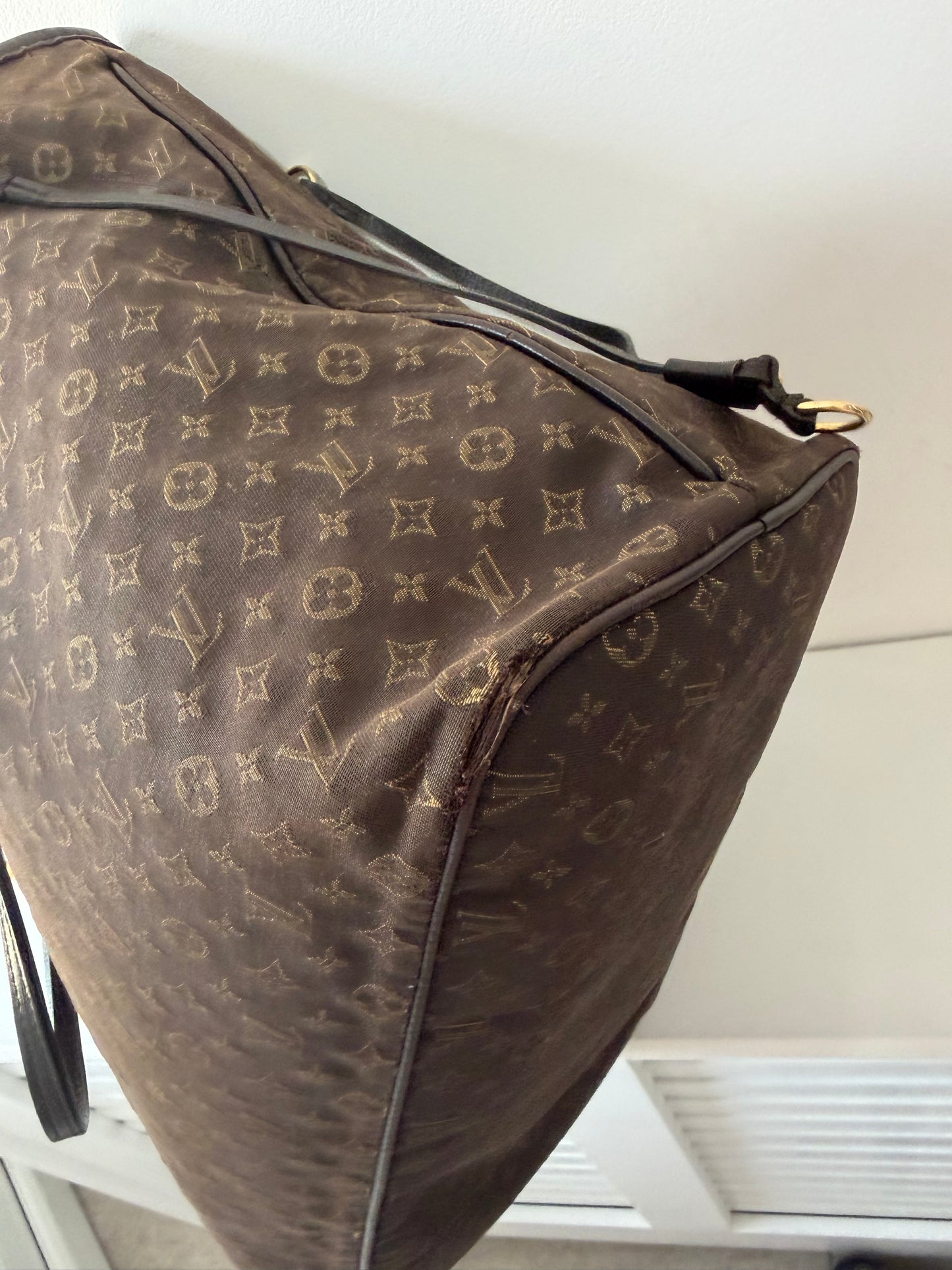 Pre-Loved Brown Monogram Neverfull MM in Idylle Louis Vuitton  Handbag