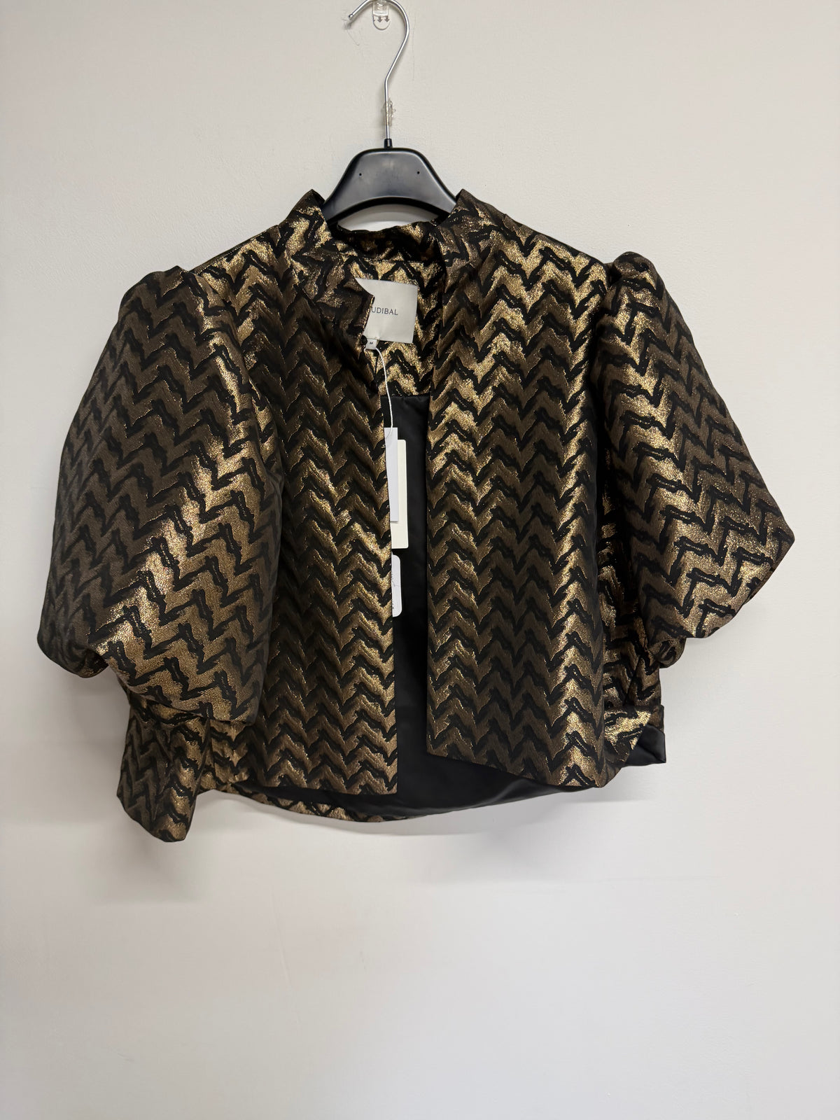 Preloved Dea Kudibal Jacket Medium Black and Gold