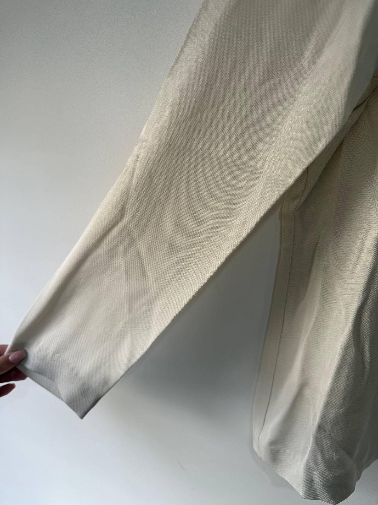 Pre-owned, Cream Toteme Blouse, Size 14 BNWT