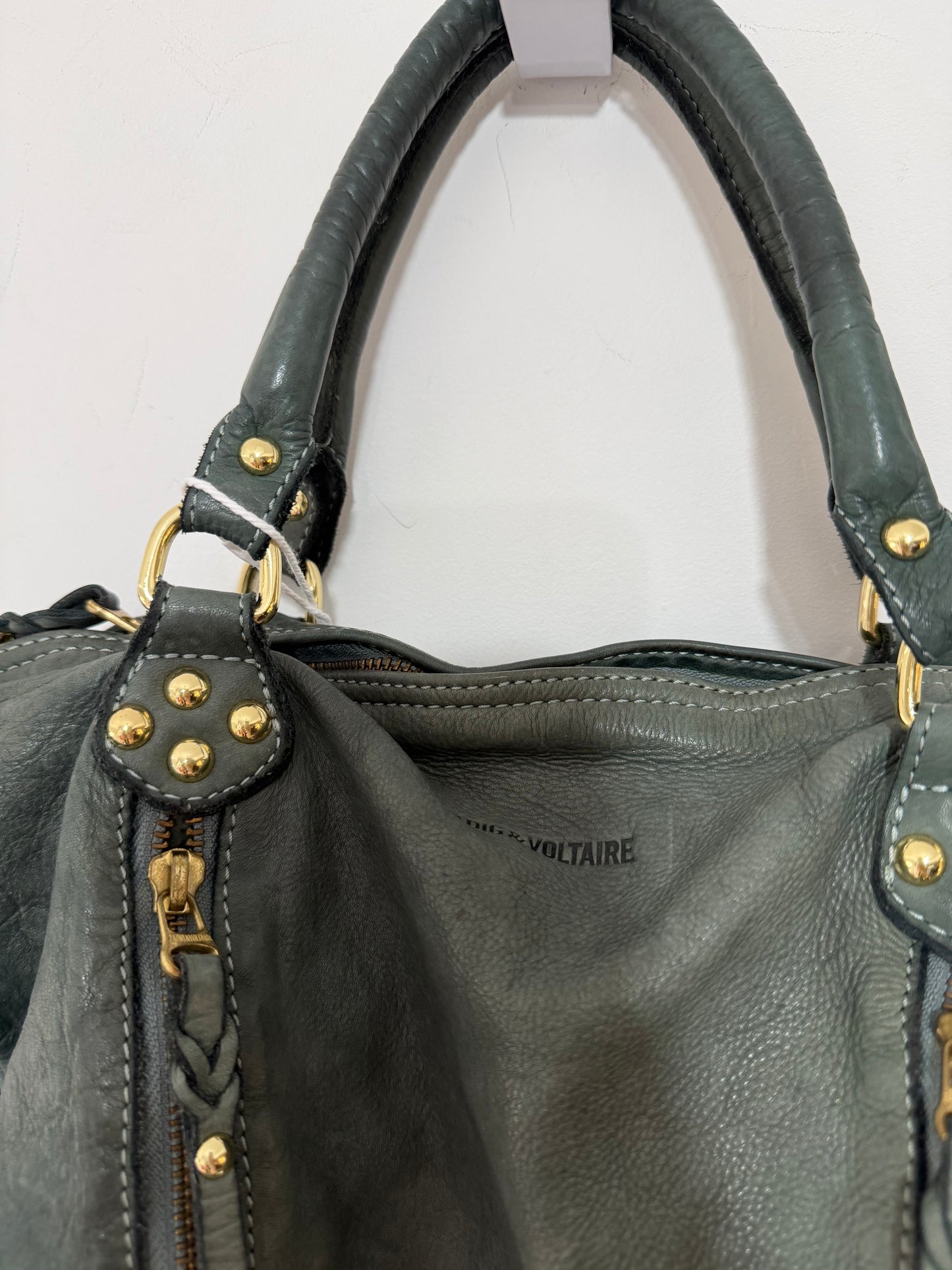 Preloved Zadig & Voltaire Handbag Sunny Grey Blue