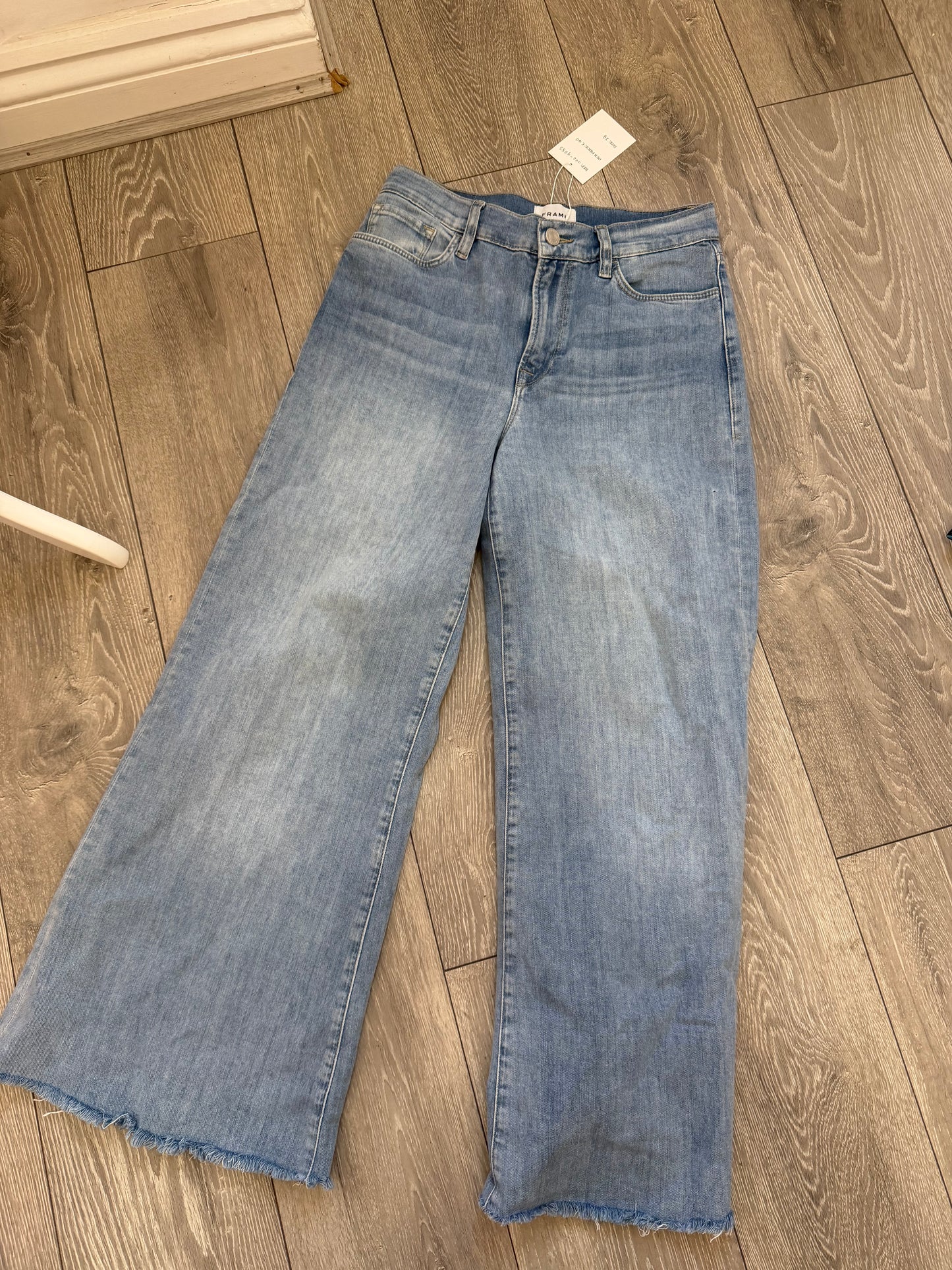 Preloved Blue Frame Jeans, 28