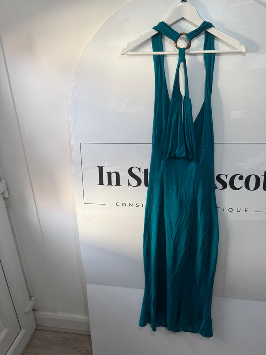 Teal Just Cavalli Dress, Small