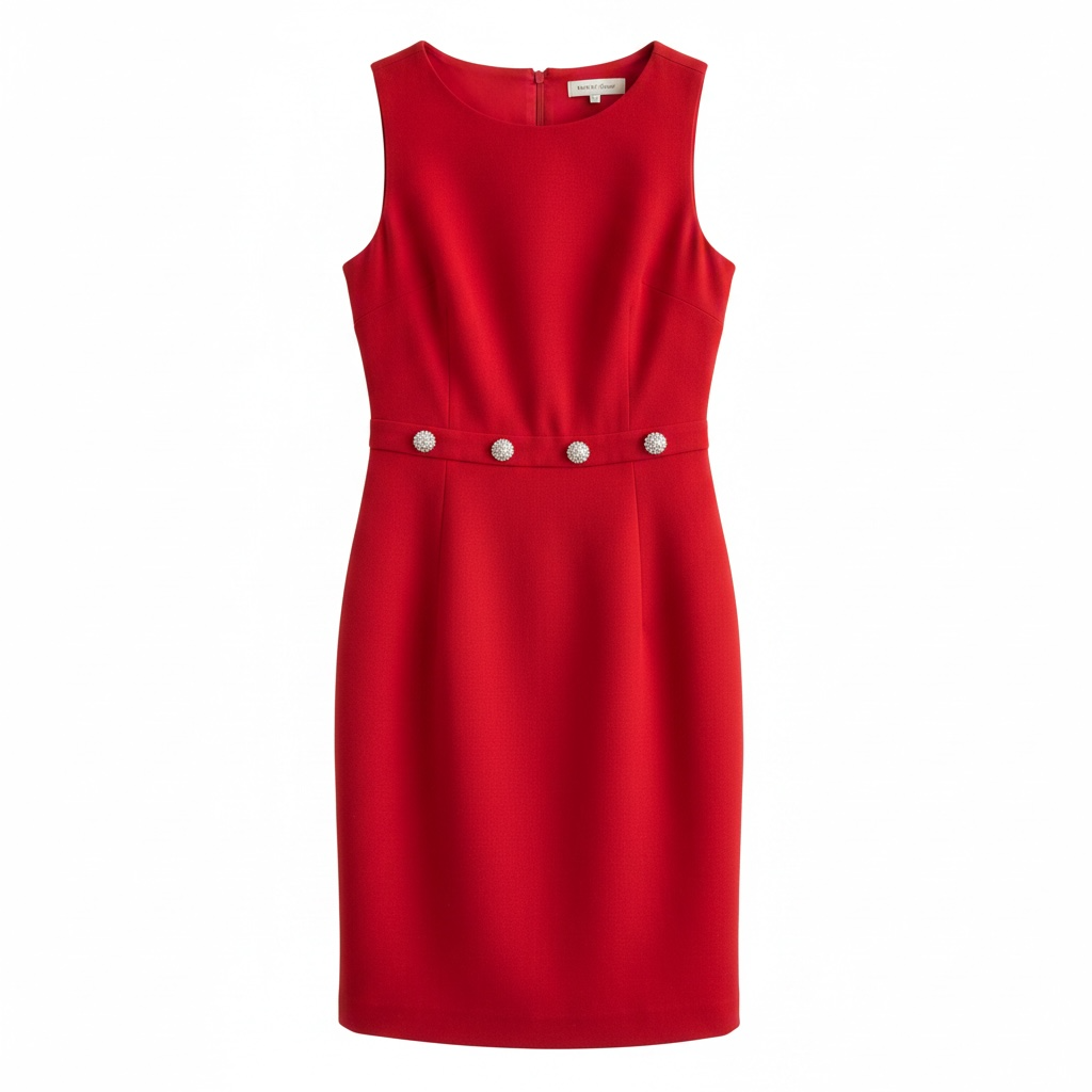 Preloved Red Tory Burch Dress, 10