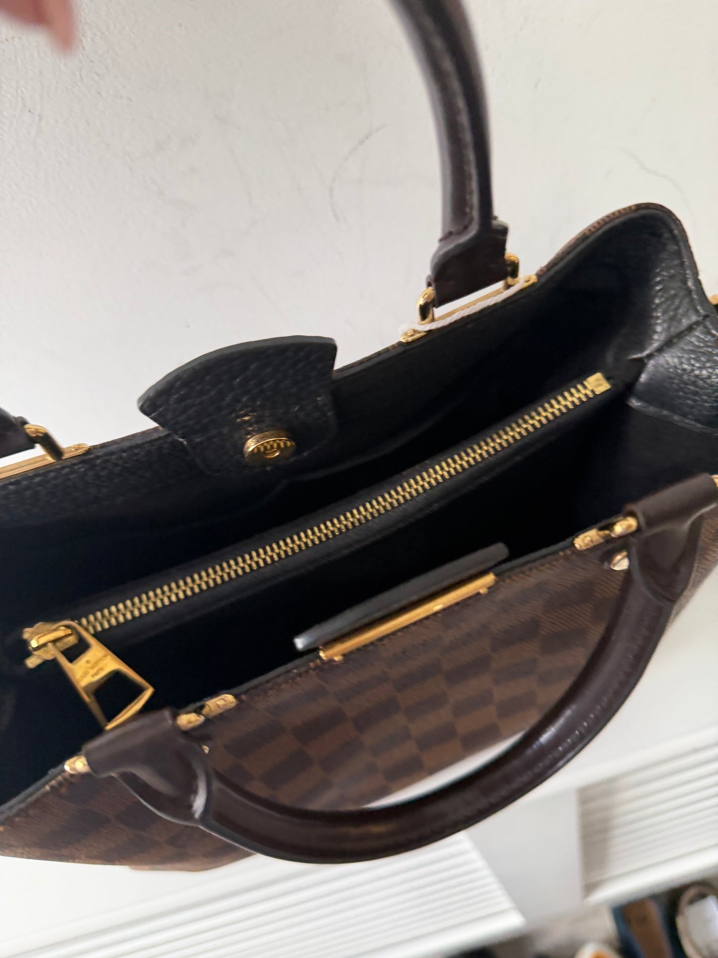 Preloved Louis Vuitton Handbag Damier Ebene