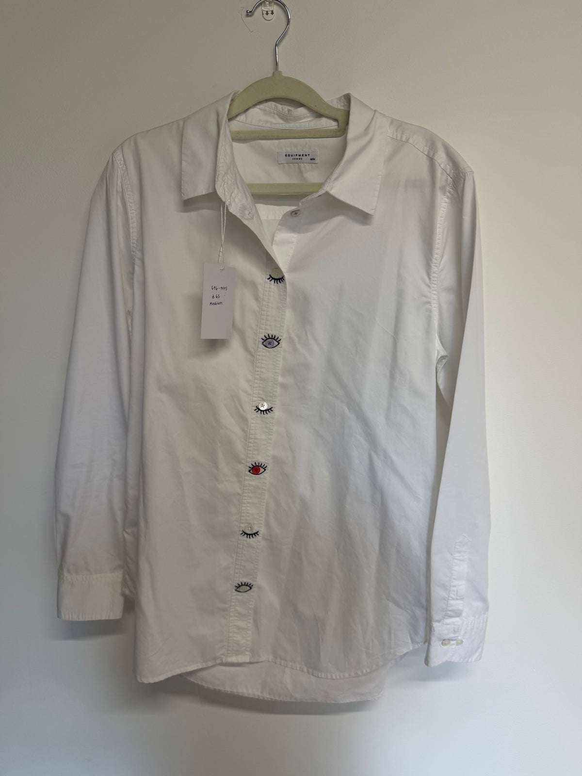 Preloved Equipment Femme Shirt Medium White