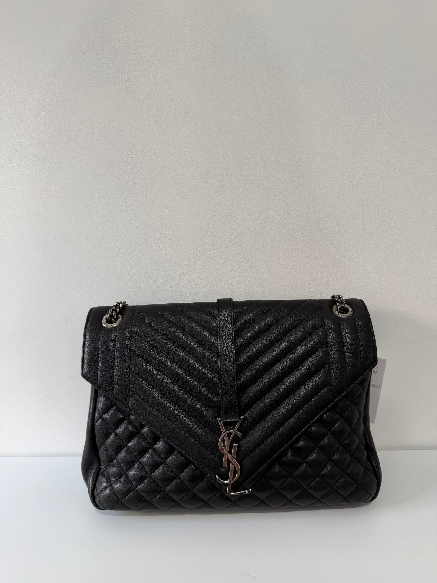 Pre-owned Black Saint Laurent YSL Envelope bag shoulder/crossbody