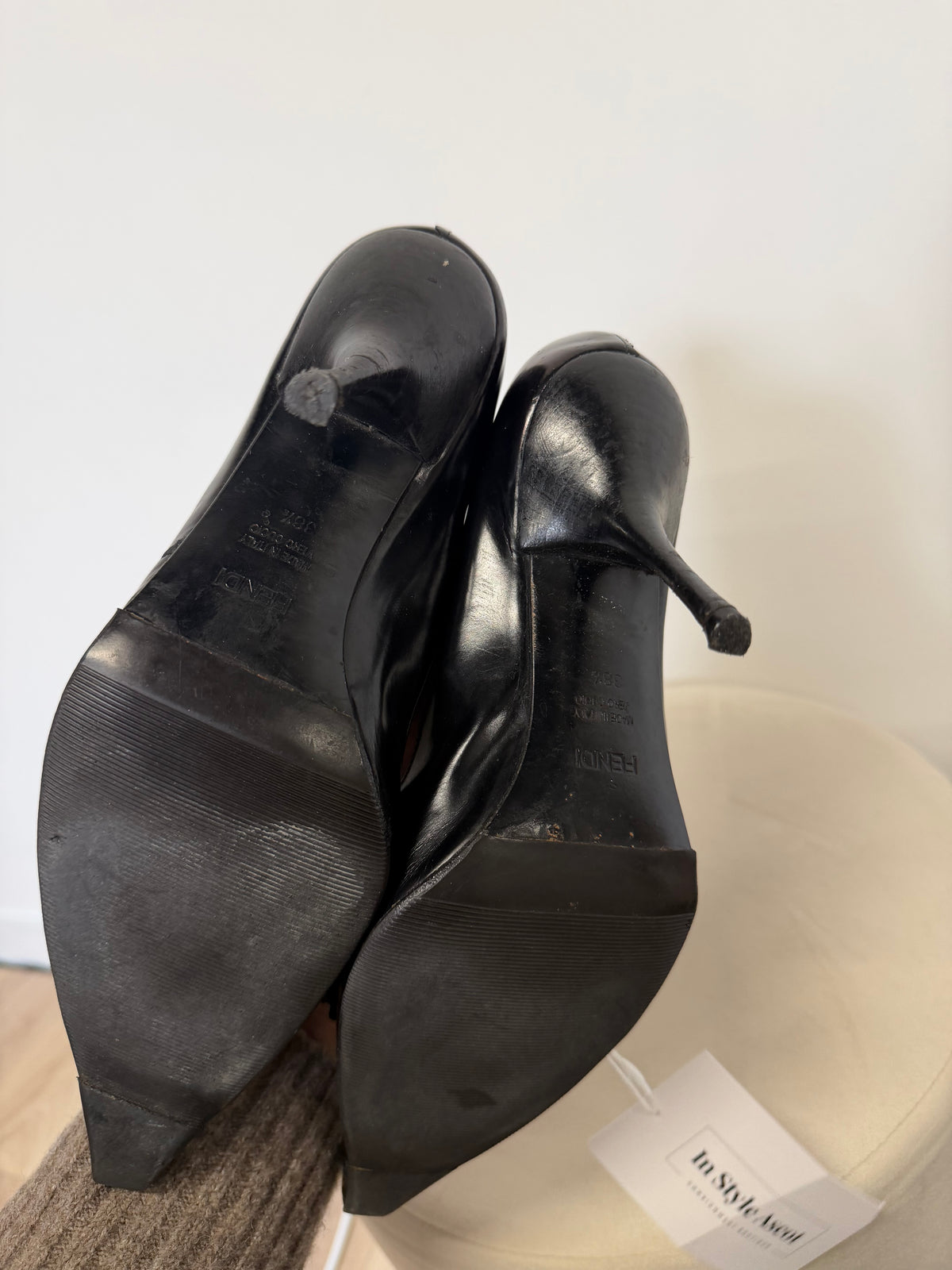 Preloved Fendi Heels Size 38.5/39 (5.5/6) Black