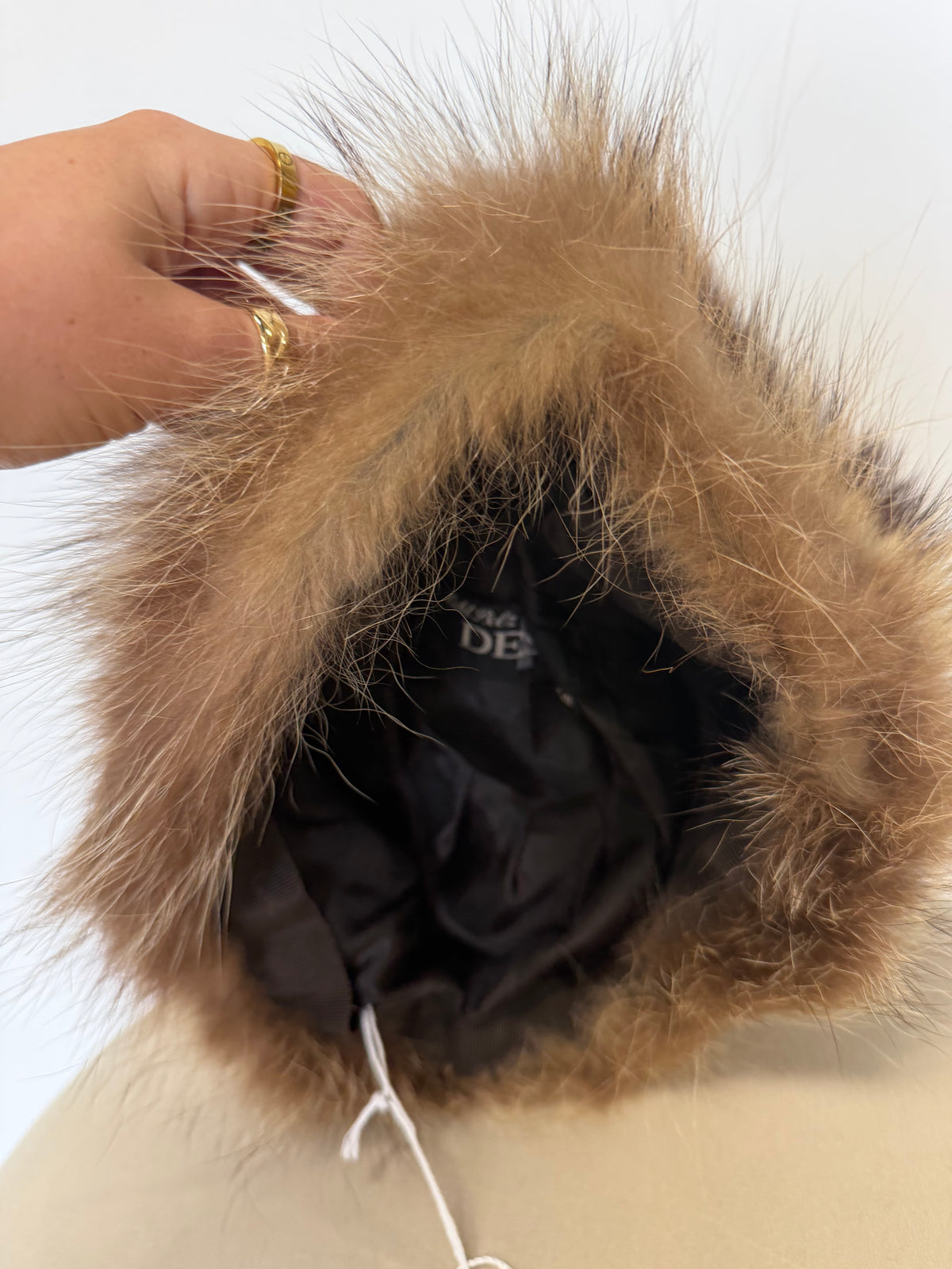 Preloved Fox Hat Brown