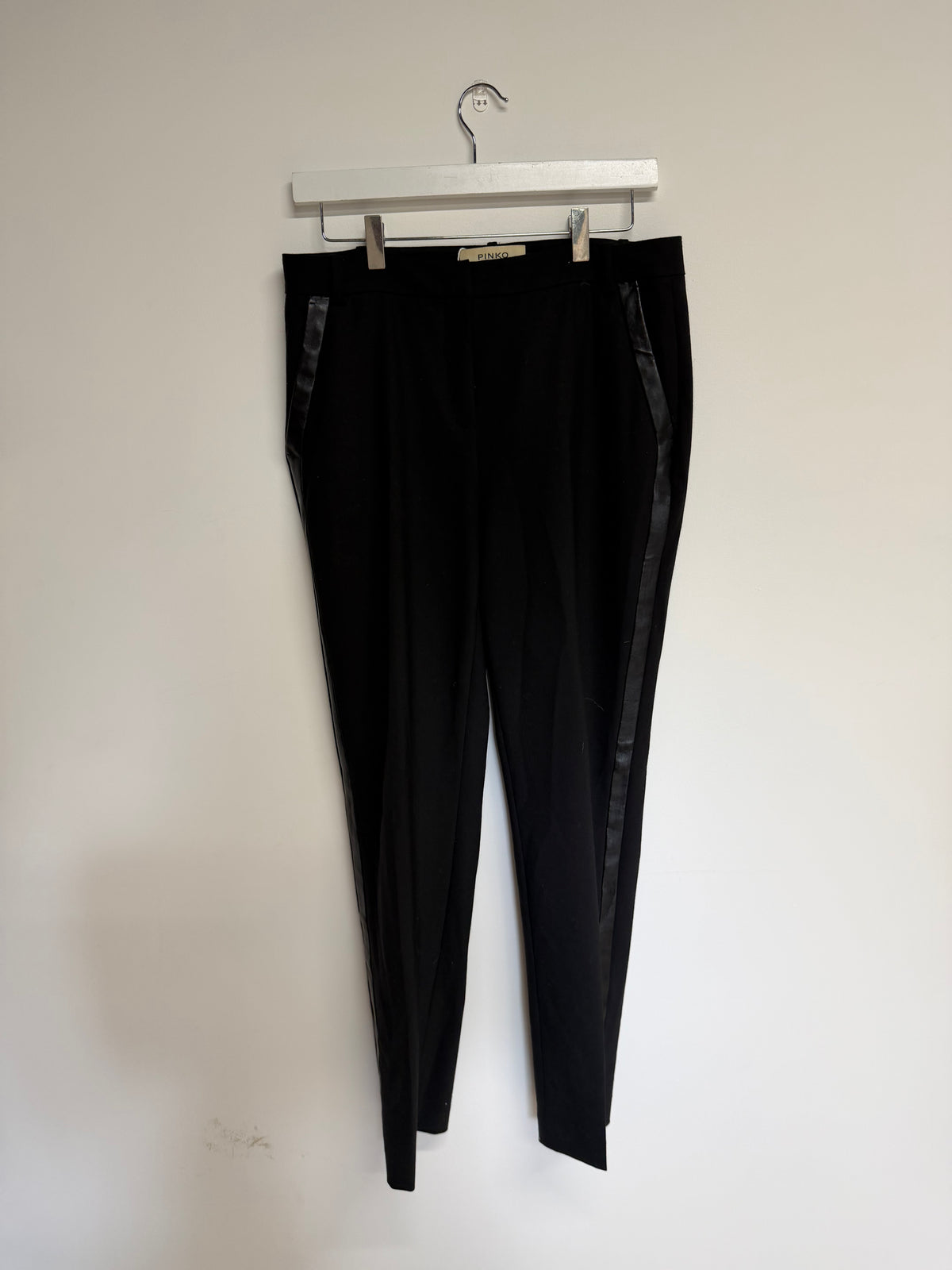 Preloved Pinko Trousers Size 12 Black