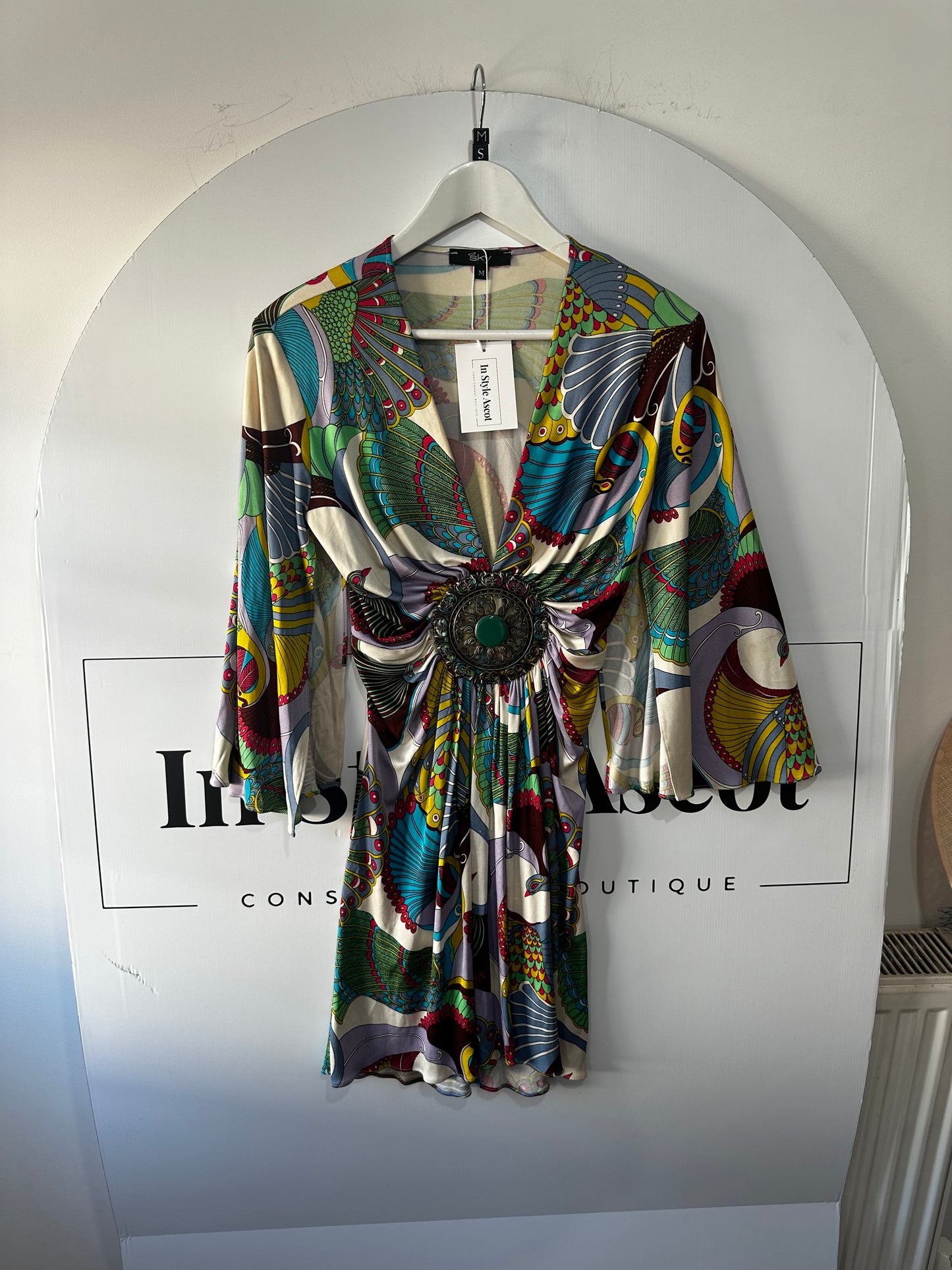Multi Sky Dress, Size S/M