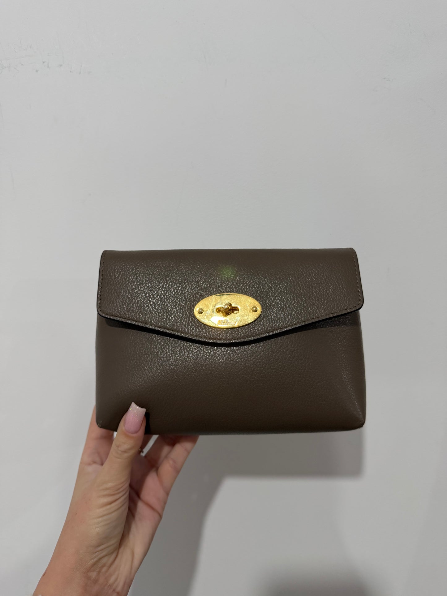 Taupe Mulberry Darley Cosmetic Pouch