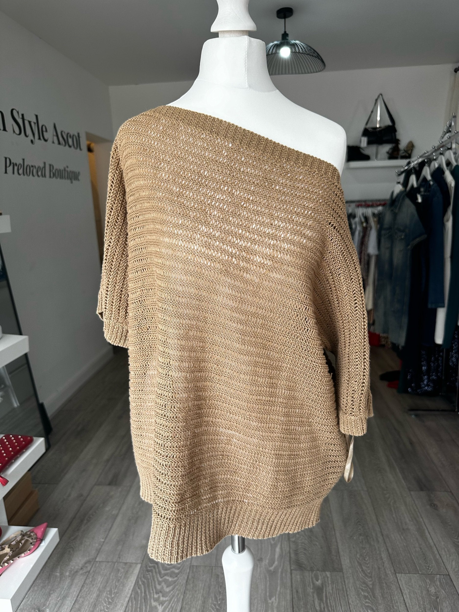 Ralph Lauren Beige Jumper - L