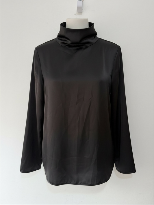 Preloved Emporio Armani Blouse Size 8-10 Black