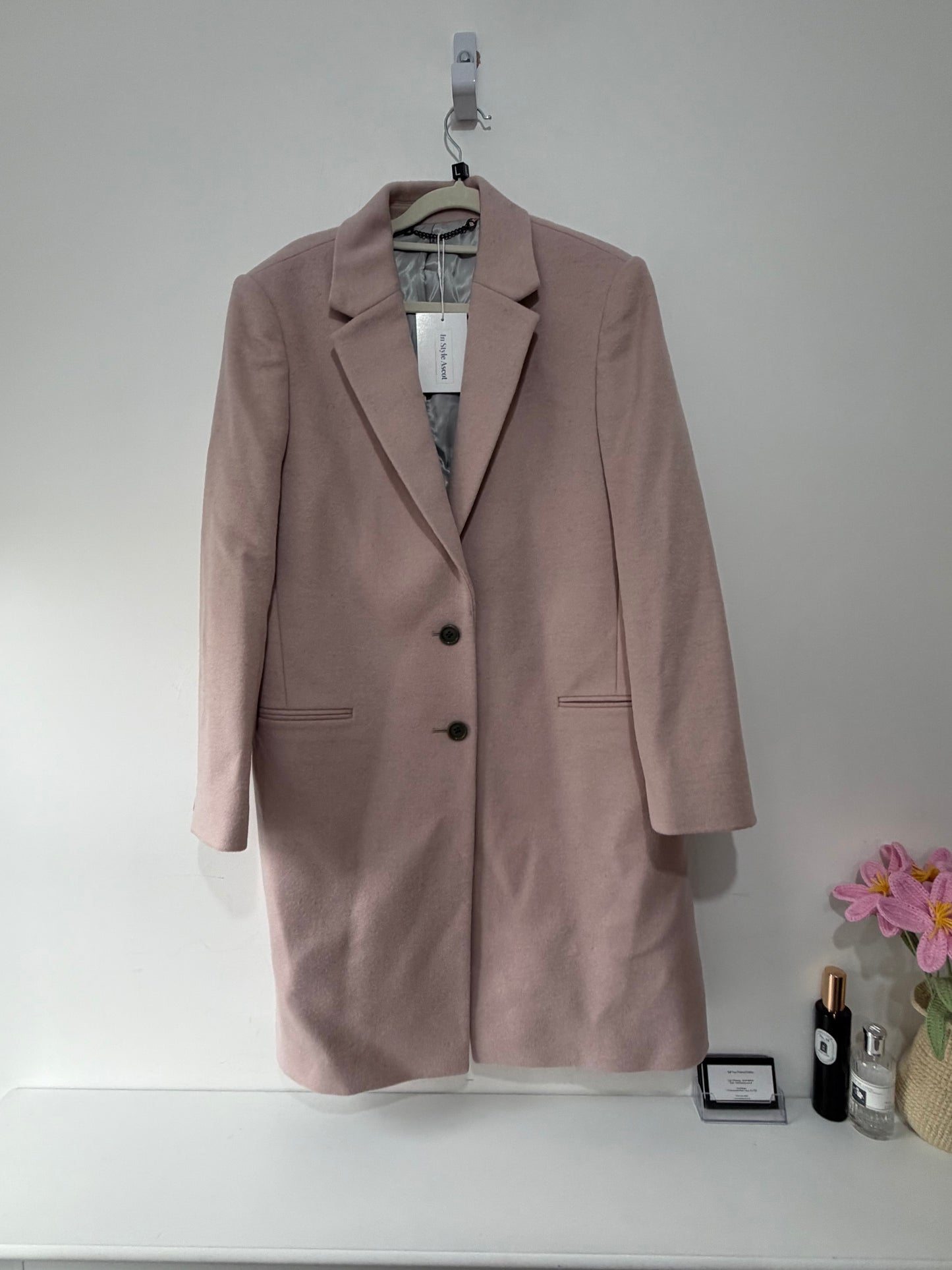 Preloved Jigsaw Jacket Size 14 Baby Pink