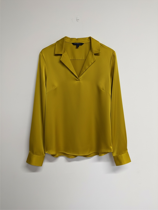 Preloved JNY Shirt Size XS Yellow
