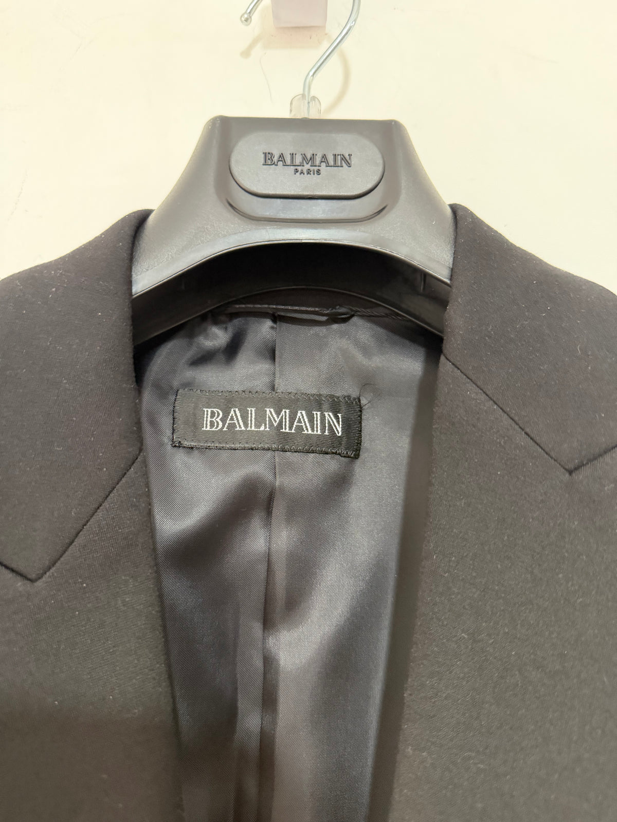 Preloved BRAND NEW Balmain Jacket Blazer Size 16-18 Black