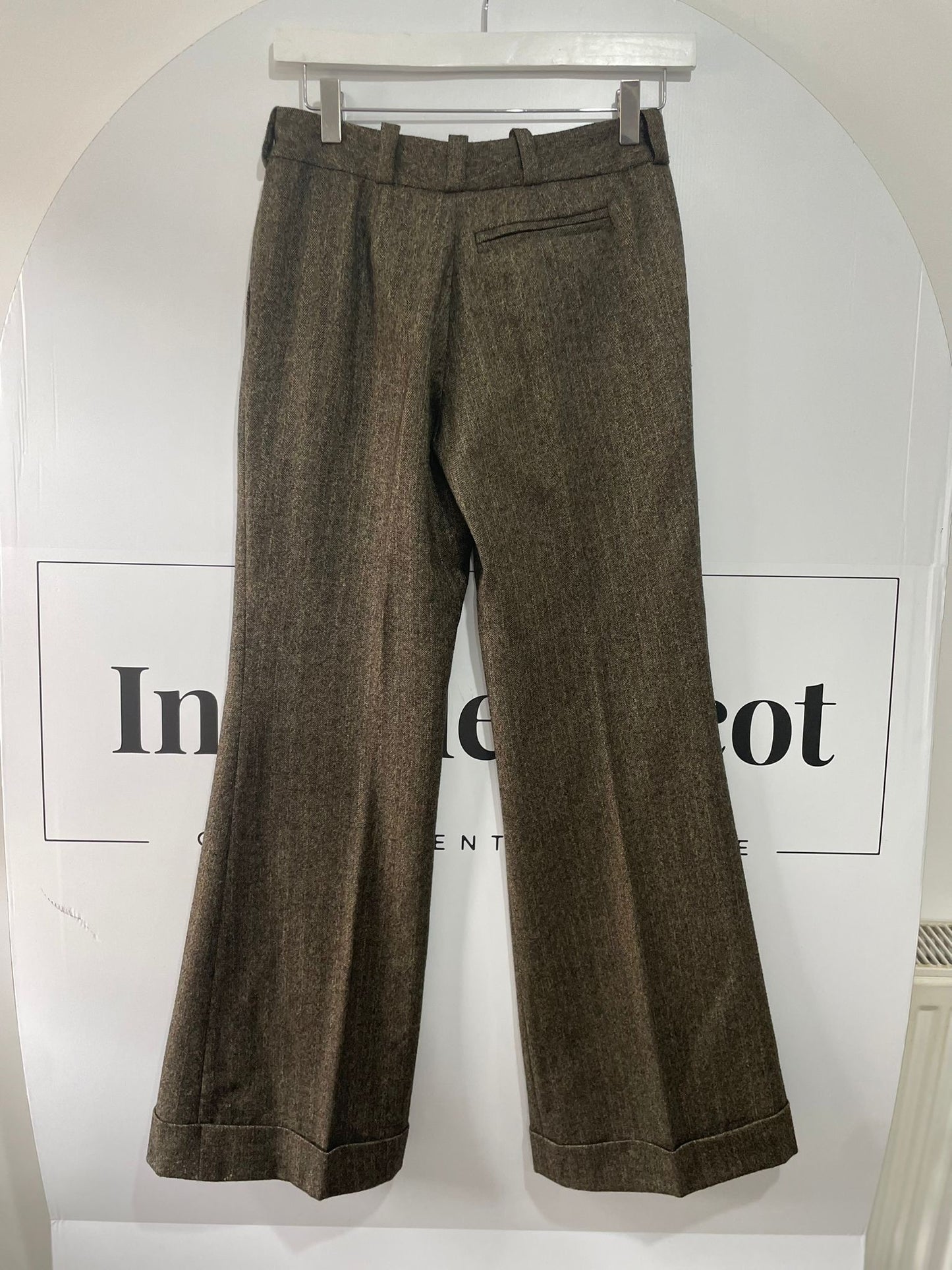 Beige Little London Trousers, Small